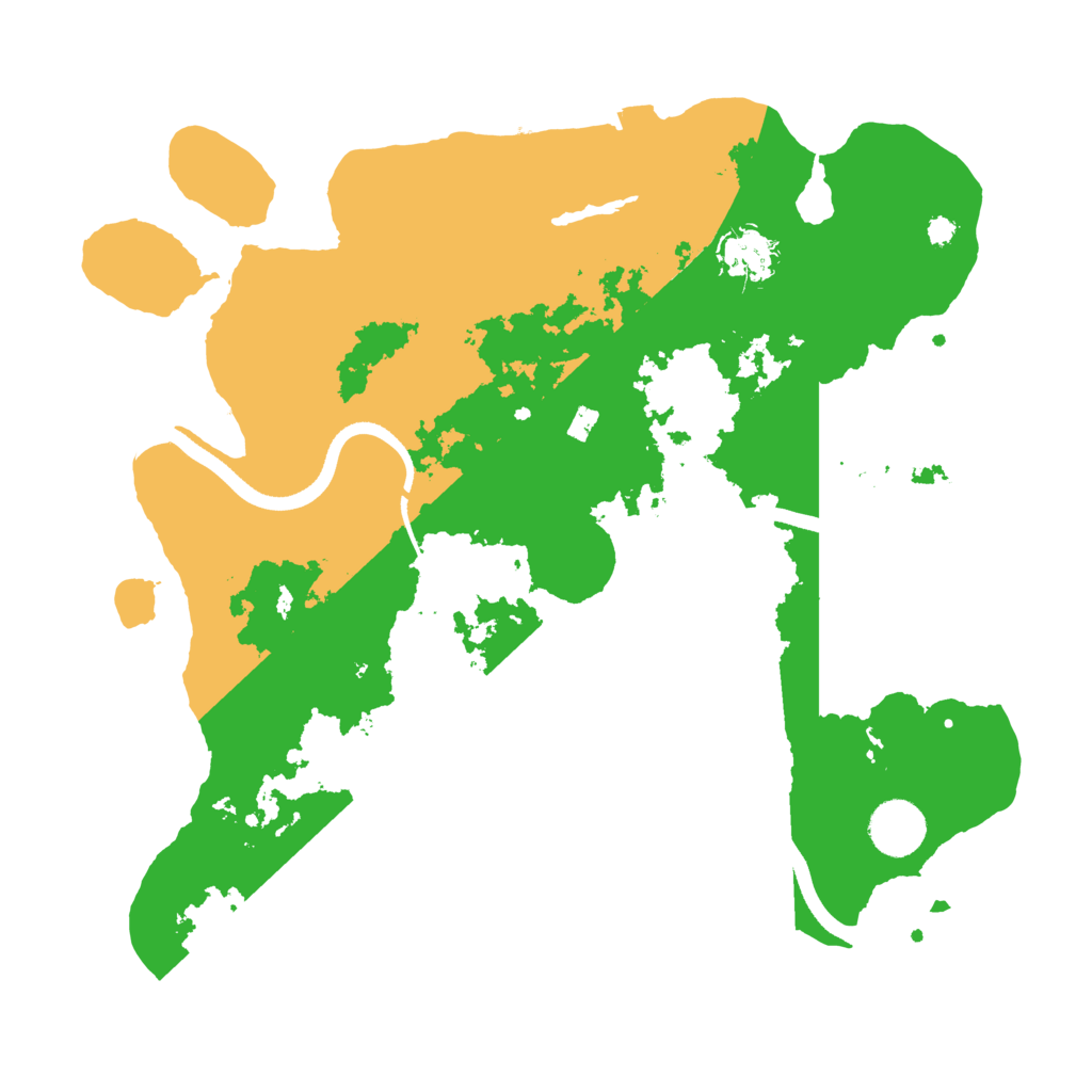 Biome Rust Map: Procedural Map, Size: 3500, Seed: 5824052