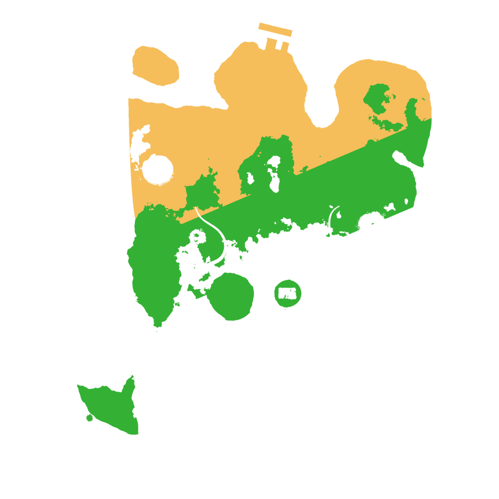 Biome Rust Map: Procedural Map, Size: 3000, Seed: 1965927311