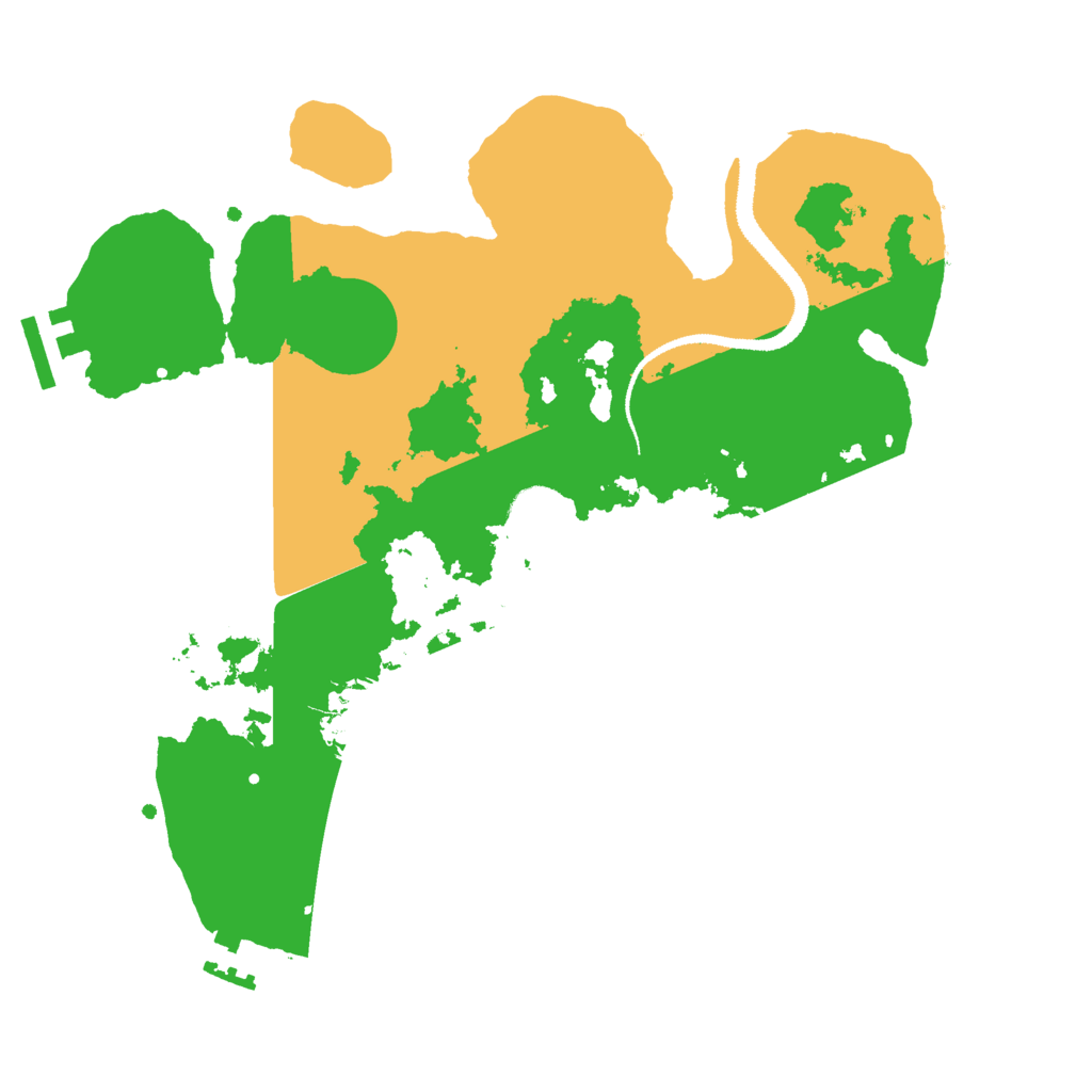 Biome Rust Map: Procedural Map, Size: 3000, Seed: 1965927311