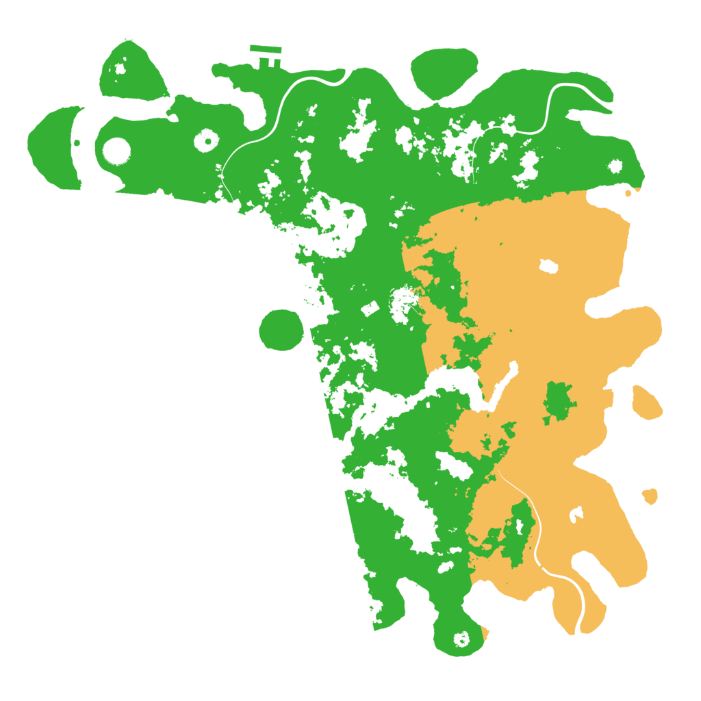 Biome Rust Map: Procedural Map, Size: 4500, Seed: 429449768