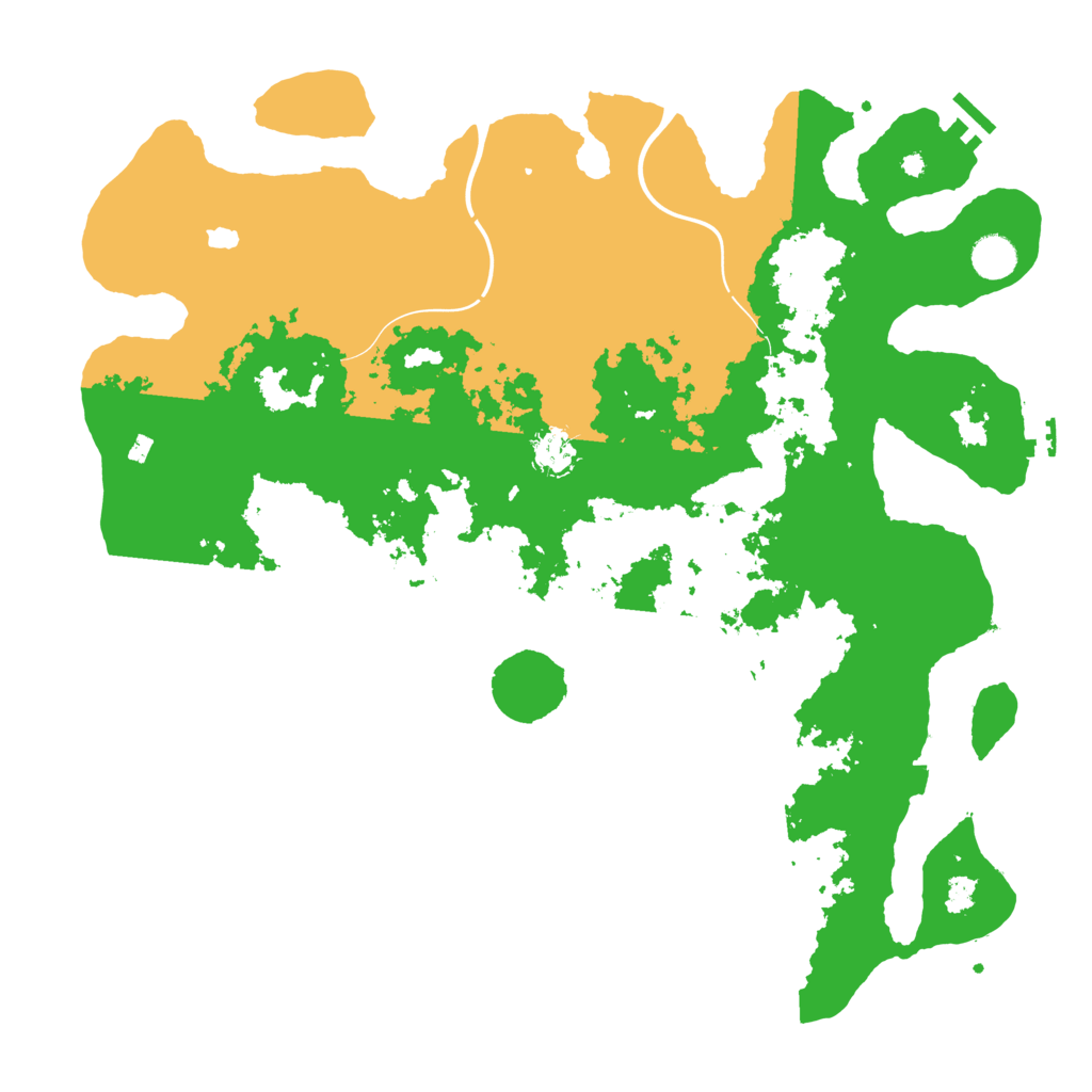 Biome Rust Map: Procedural Map, Size: 4300, Seed: 753951