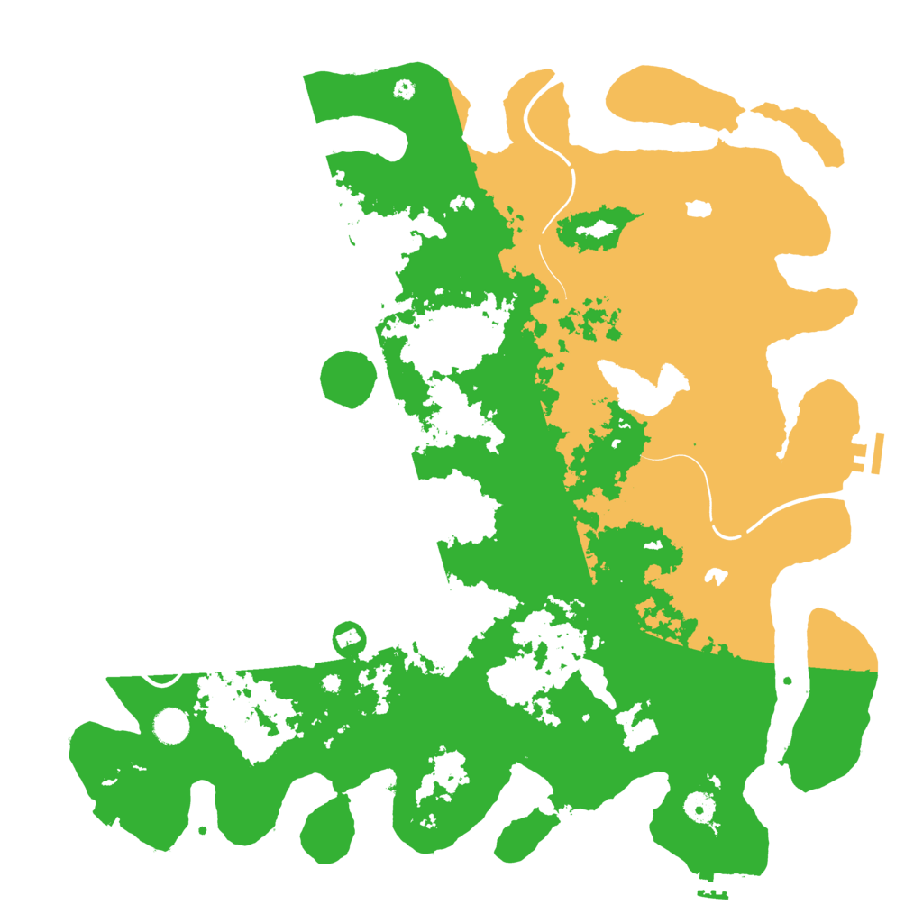 Biome Rust Map: Procedural Map, Size: 4500, Seed: 1554791200