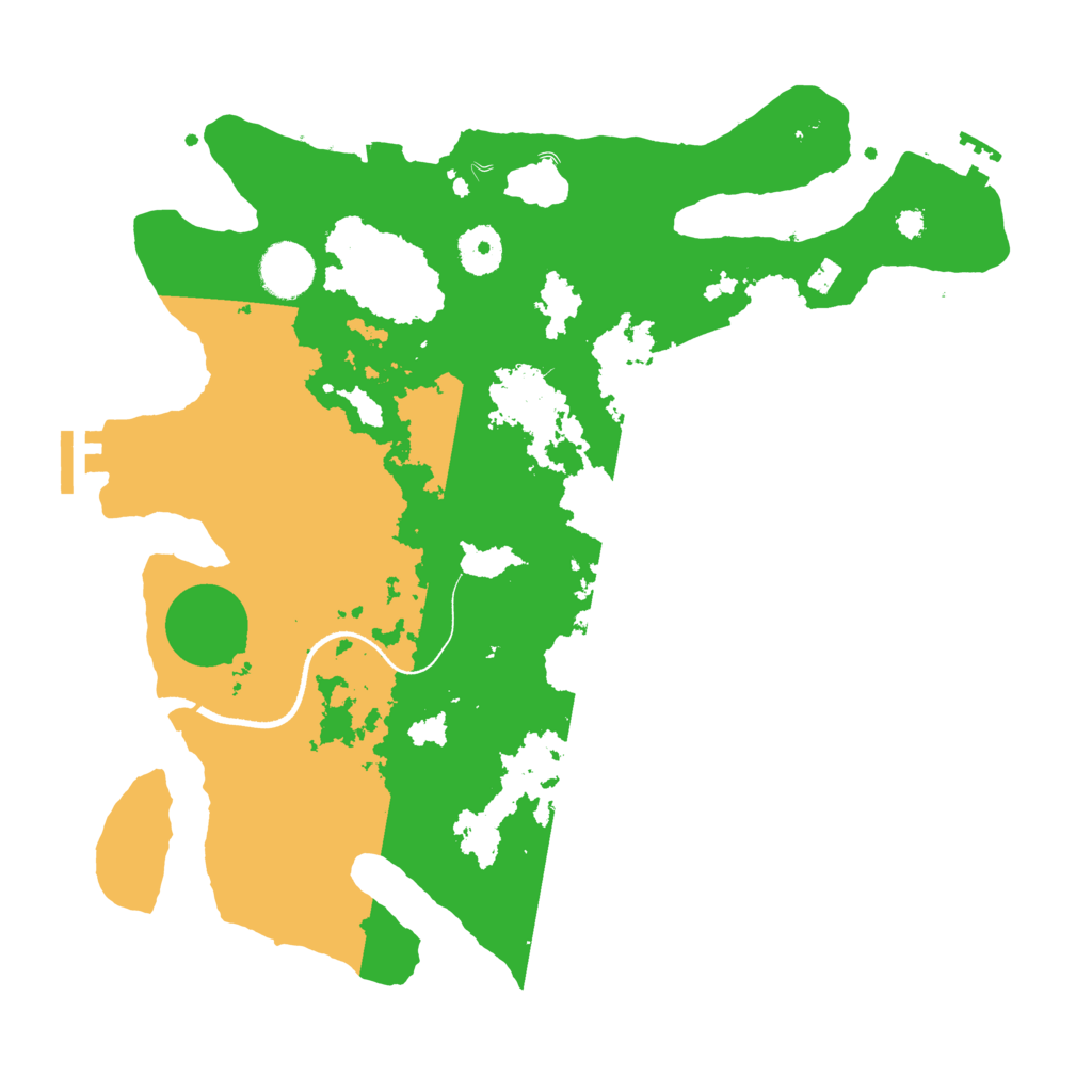 Biome Rust Map: Procedural Map, Size: 3500, Seed: 2101301