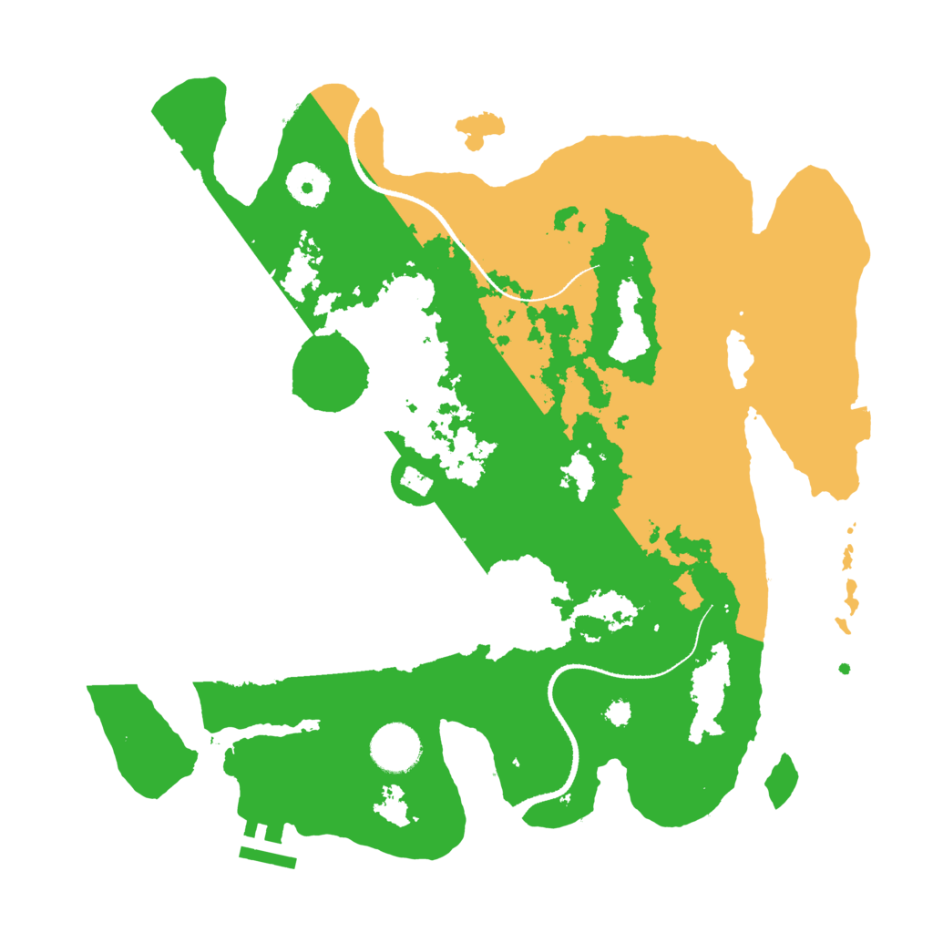 Biome Rust Map: Procedural Map, Size: 3300, Seed: 812471084