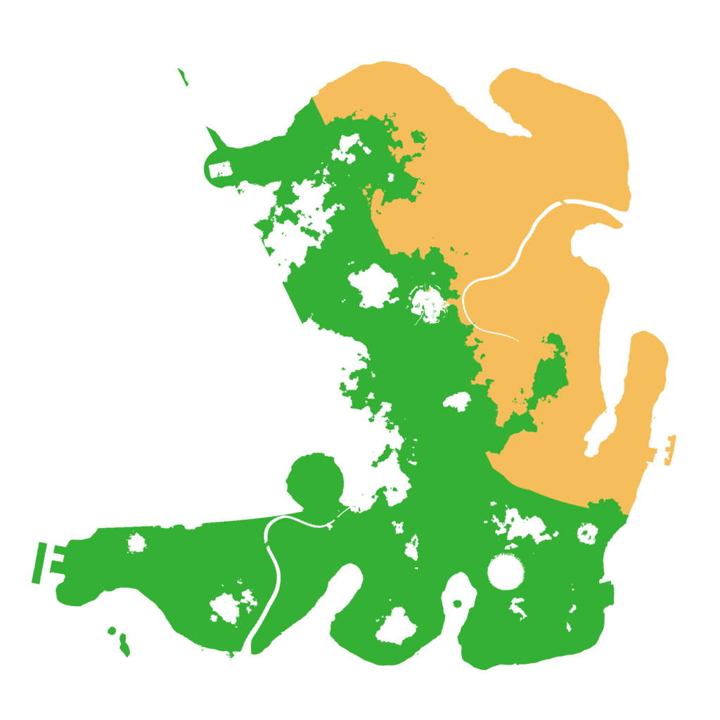 Biome Rust Map: Procedural Map, Size: 3500, Seed: 1155730863