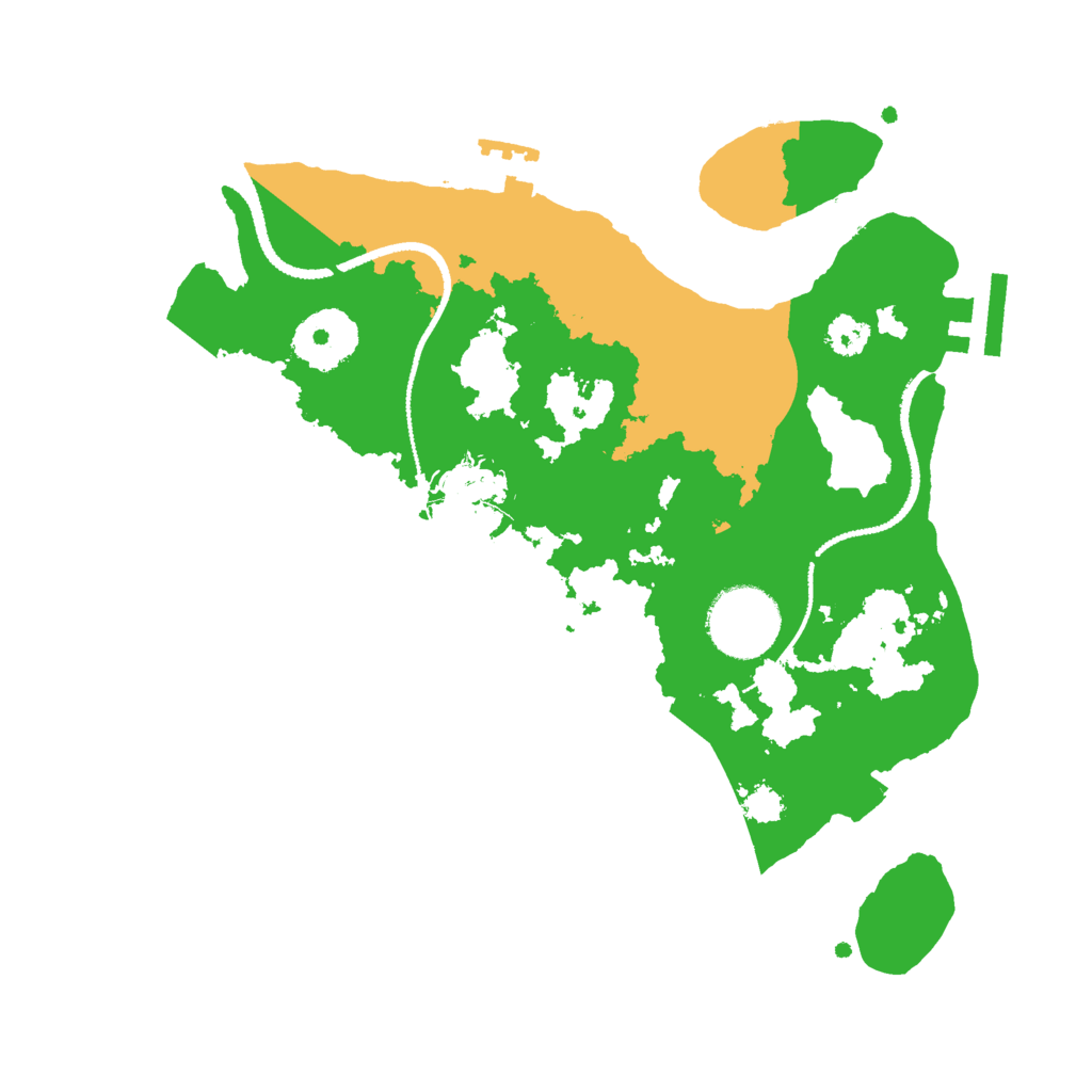 Biome Rust Map: Procedural Map, Size: 2678, Seed: 85545