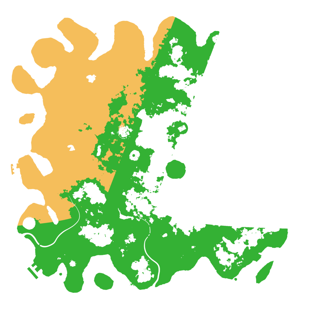 Biome Rust Map: Procedural Map, Size: 4500, Seed: 186055736