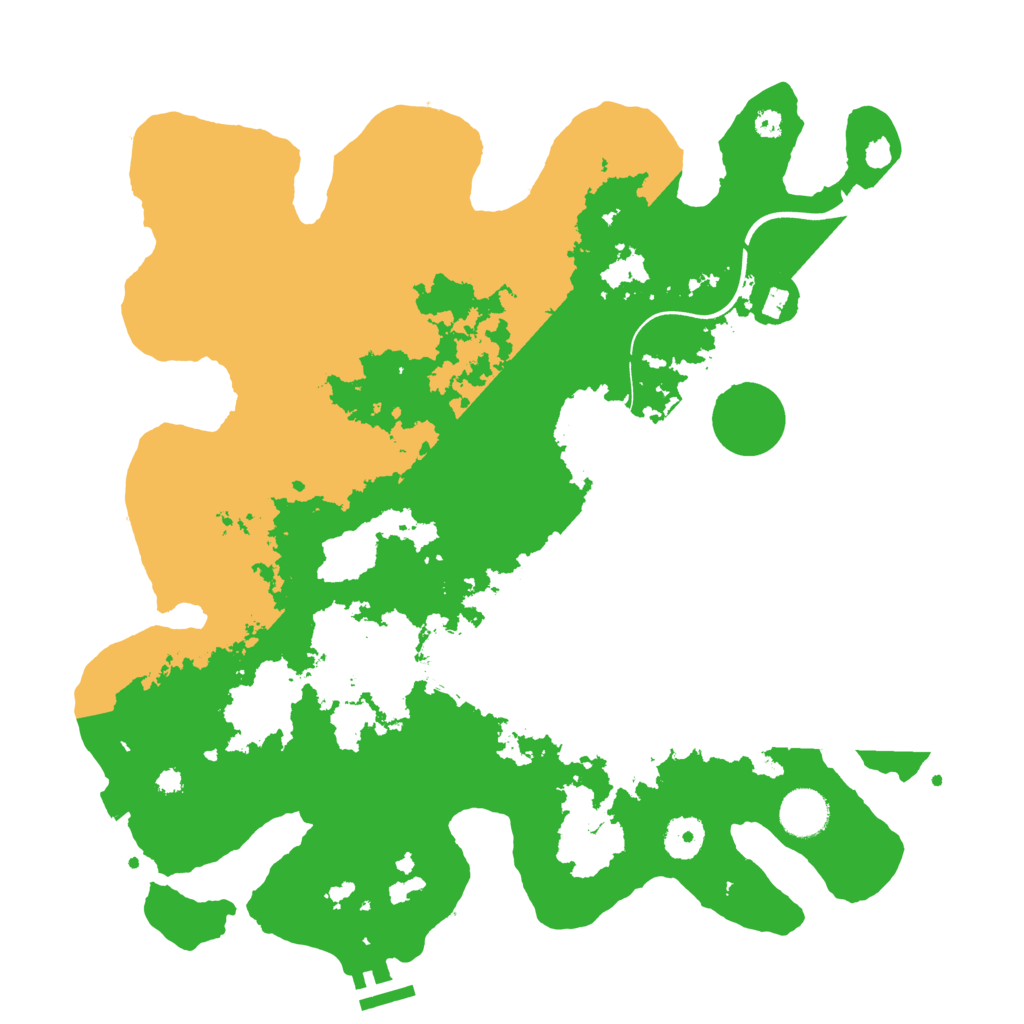 Biome Rust Map: Procedural Map, Size: 3700, Seed: 1318534671