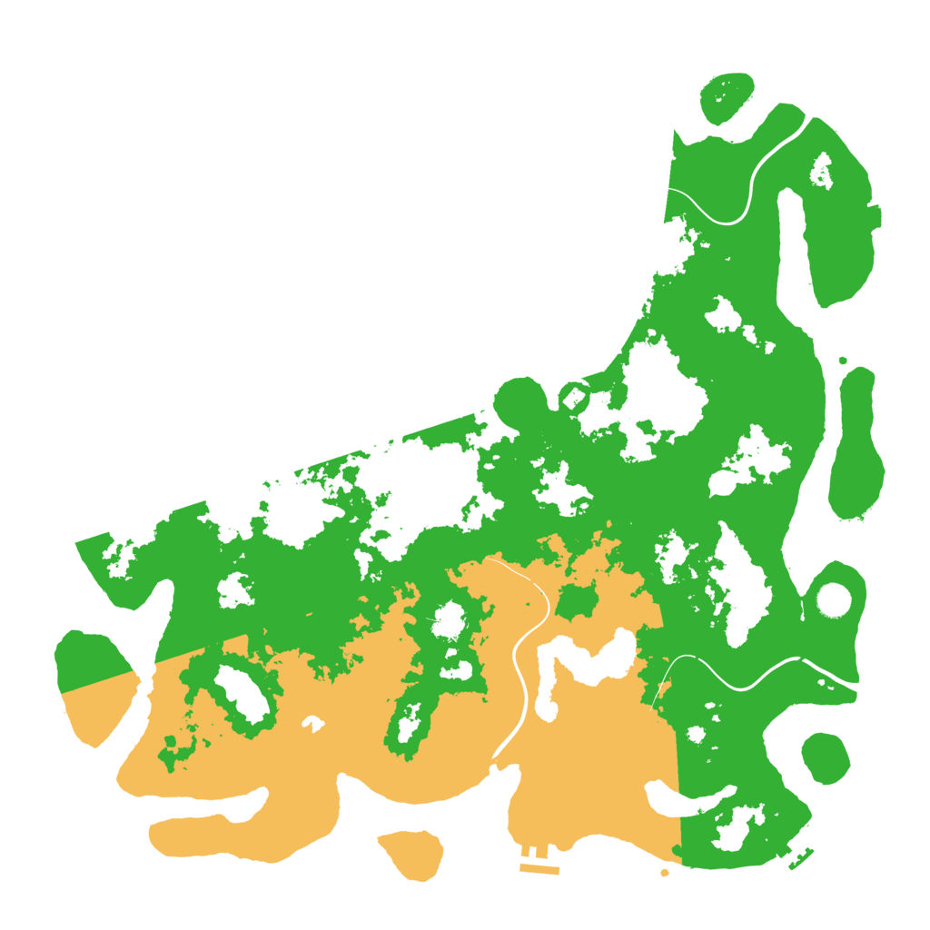 Biome Rust Map: Procedural Map, Size: 4750, Seed: 330913810