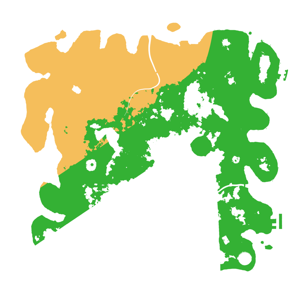 Biome Rust Map: Procedural Map, Size: 4000, Seed: 17114