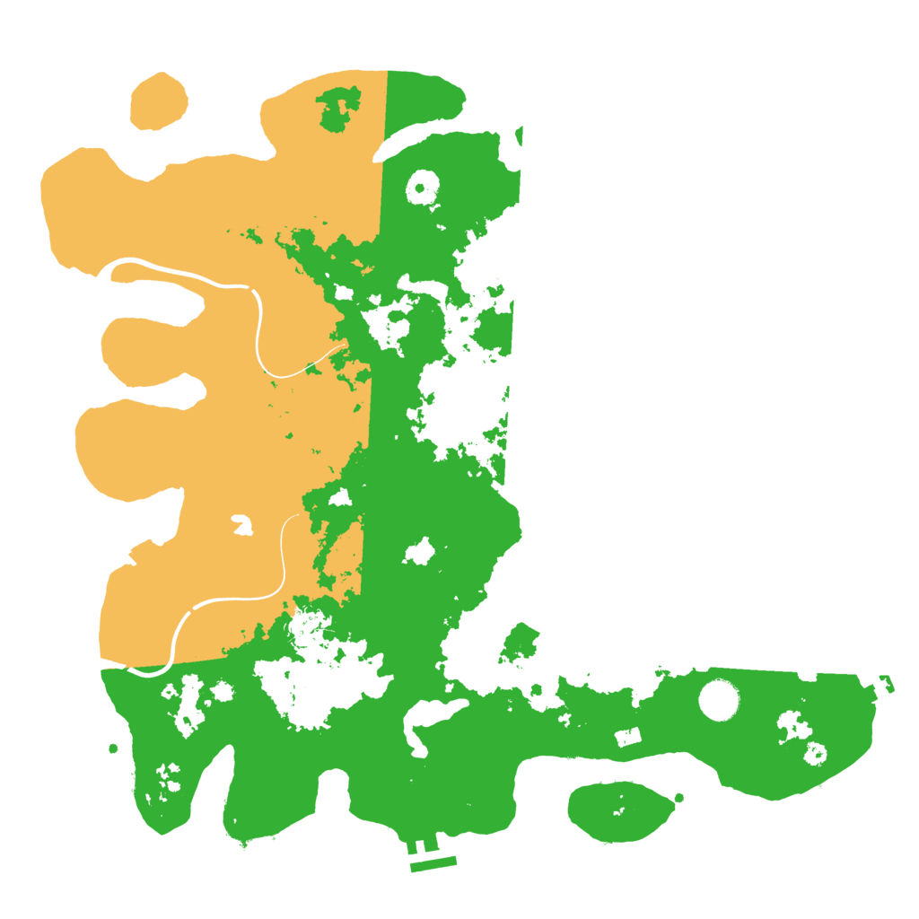 Biome Rust Map: Procedural Map, Size: 4000, Seed: 134692592