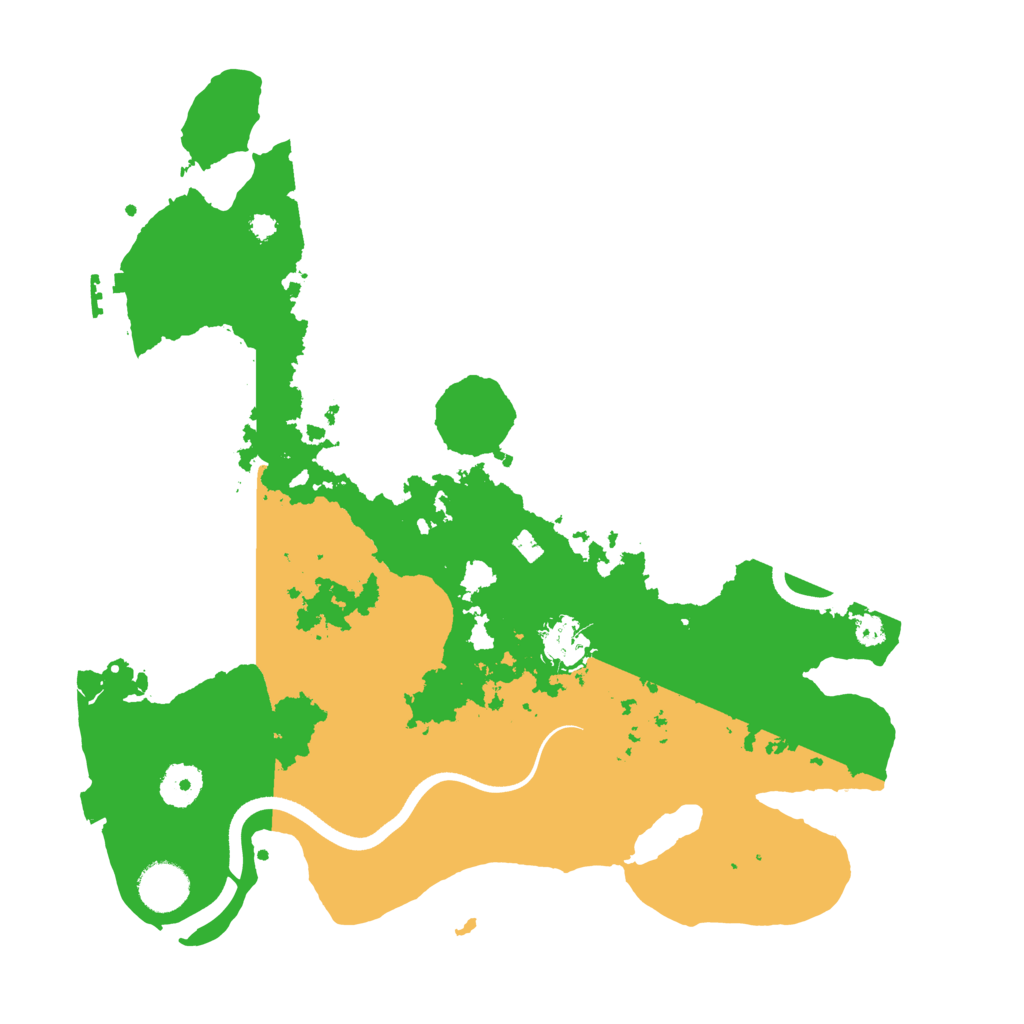 Biome Rust Map: Procedural Map, Size: 3600, Seed: 3578