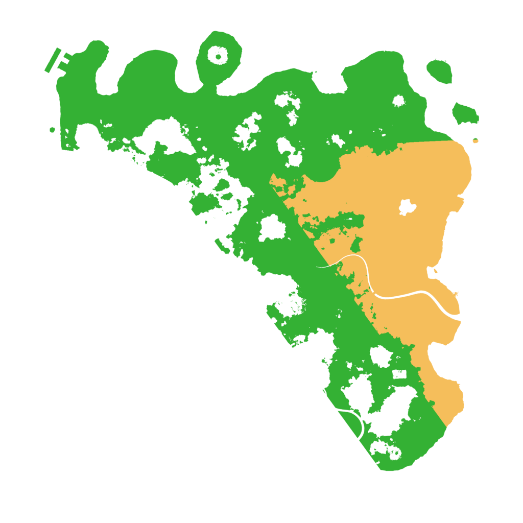 Biome Rust Map: Procedural Map, Size: 4000, Seed: 3453