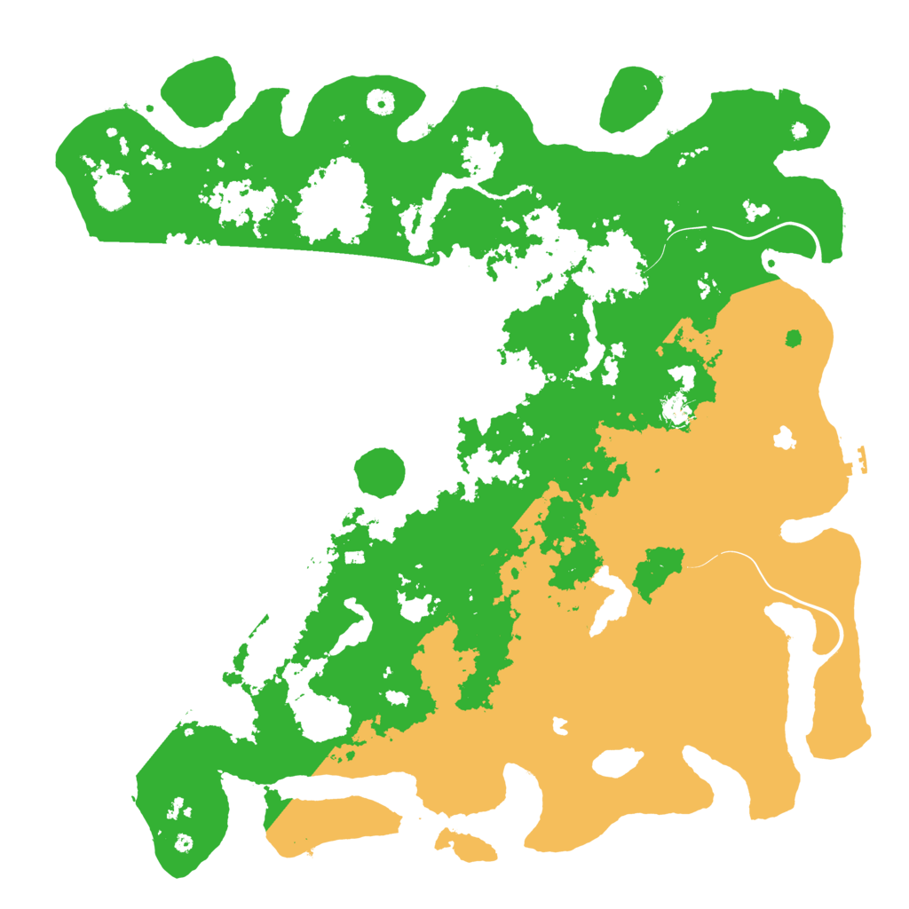 Biome Rust Map: Procedural Map, Size: 5000, Seed: 112701