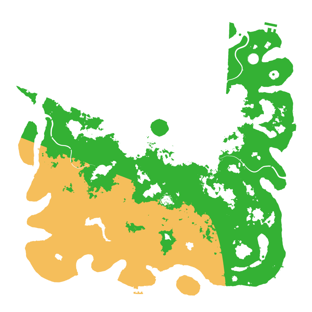 Biome Rust Map: Procedural Map, Size: 5000, Seed: 27212731