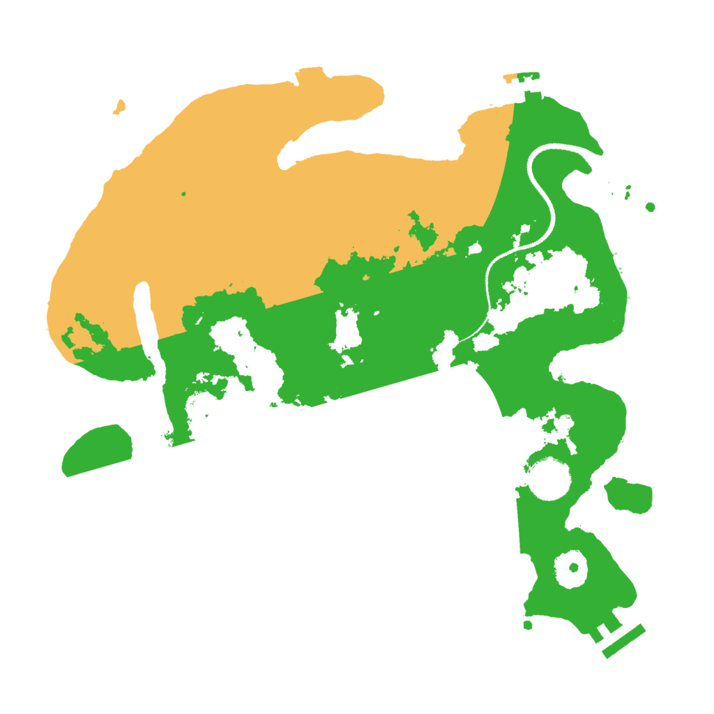 Biome Rust Map: Procedural Map, Size: 3000, Seed: 76769