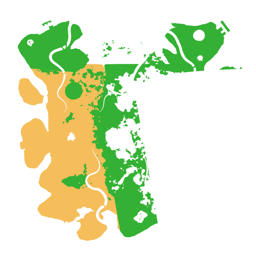 Biome Rust Map: Procedural Map, Size: 4000, Seed: 452925268