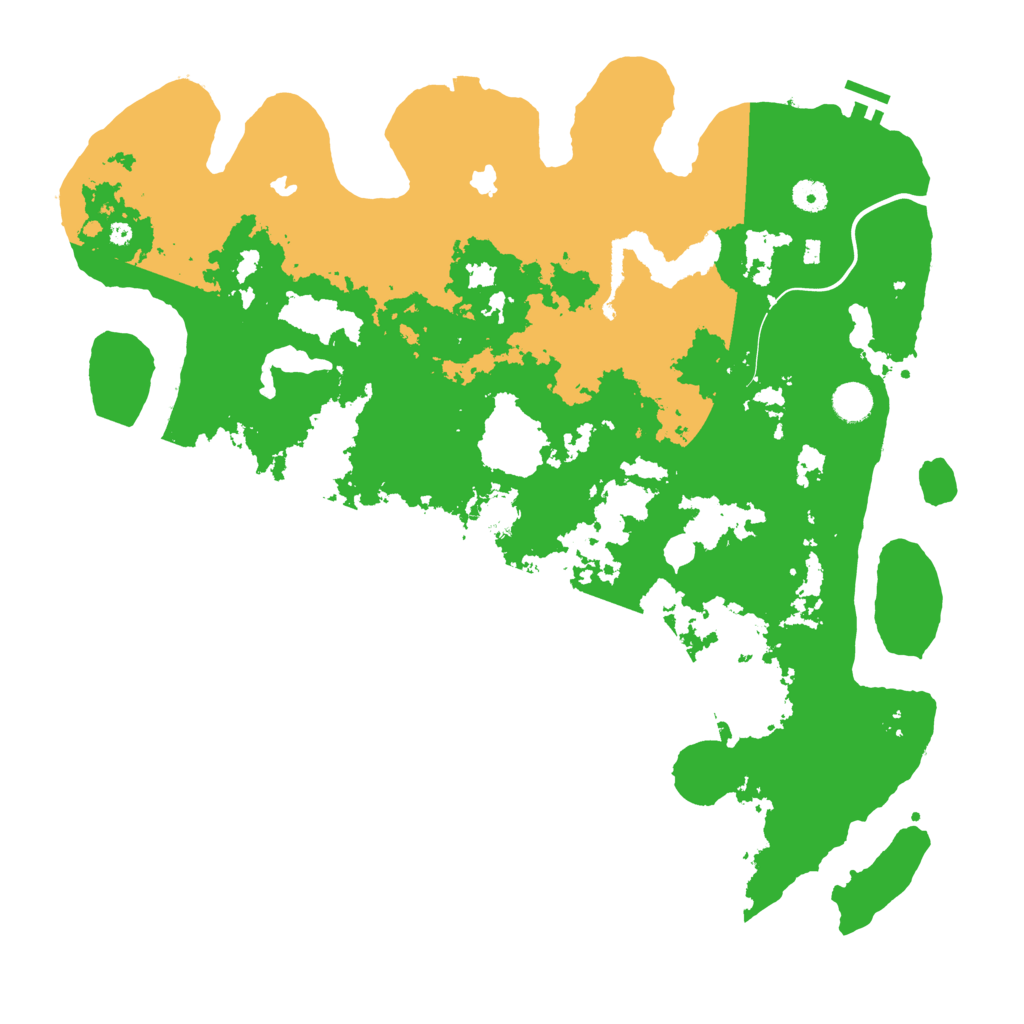 Biome Rust Map: Procedural Map, Size: 4500, Seed: 145664819