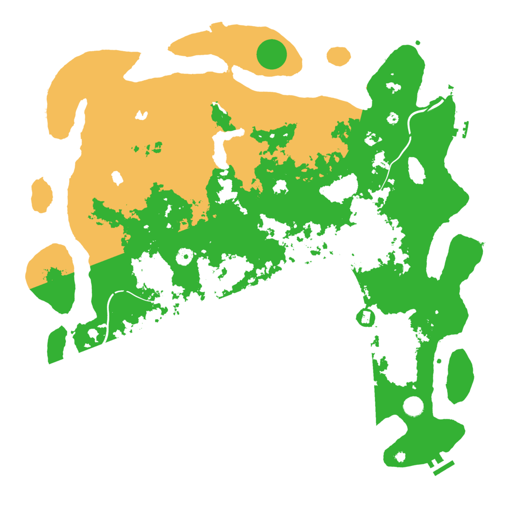 Biome Rust Map: Procedural Map, Size: 4500, Seed: 1726868655