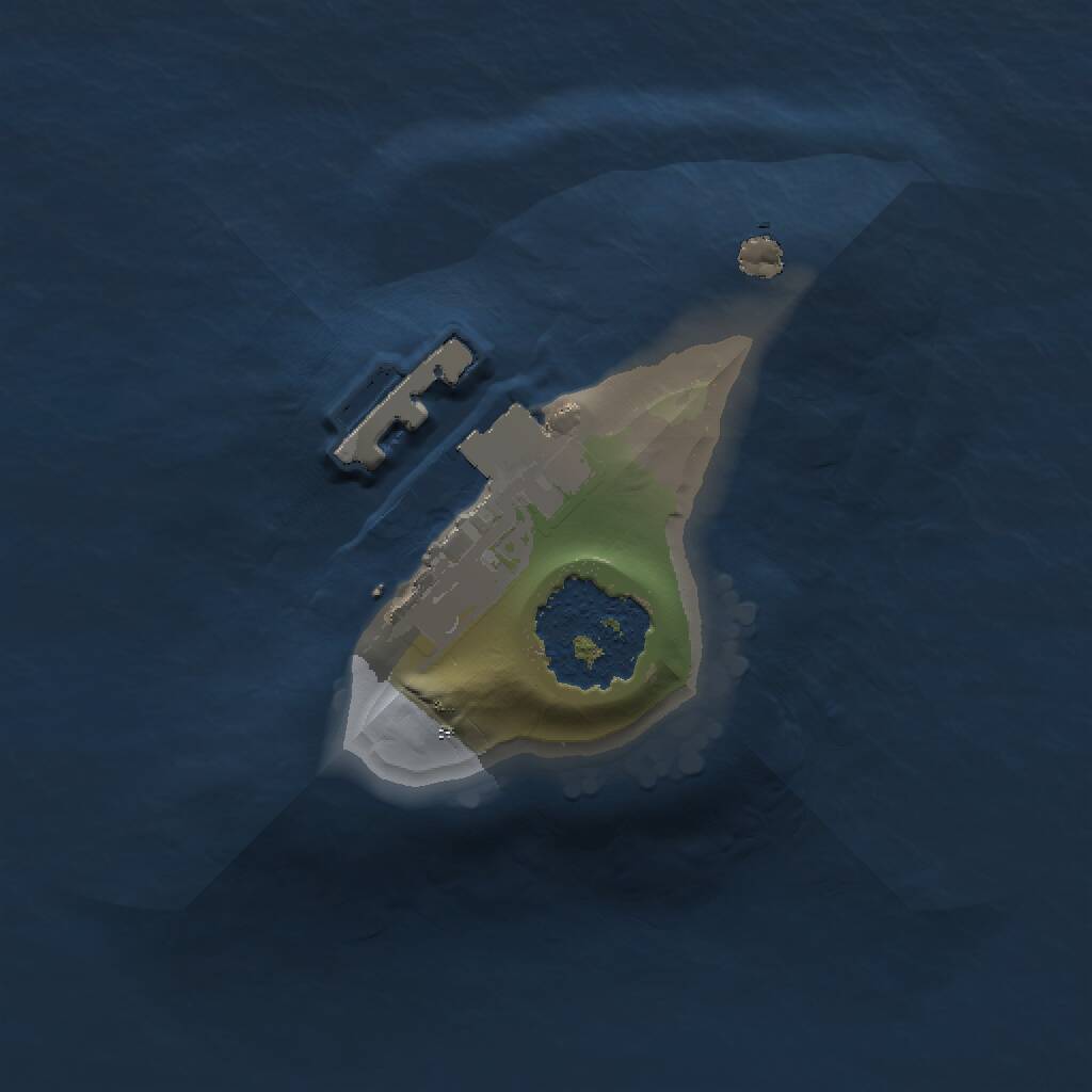 Rust Map: Procedural Map, Size: 1000, Seed: 2099348028, 2 Monuments