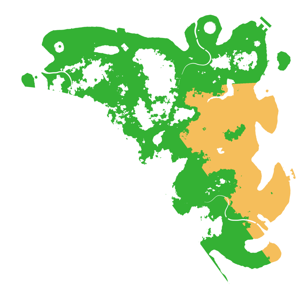 Biome Rust Map: Procedural Map, Size: 4500, Seed: 4301992