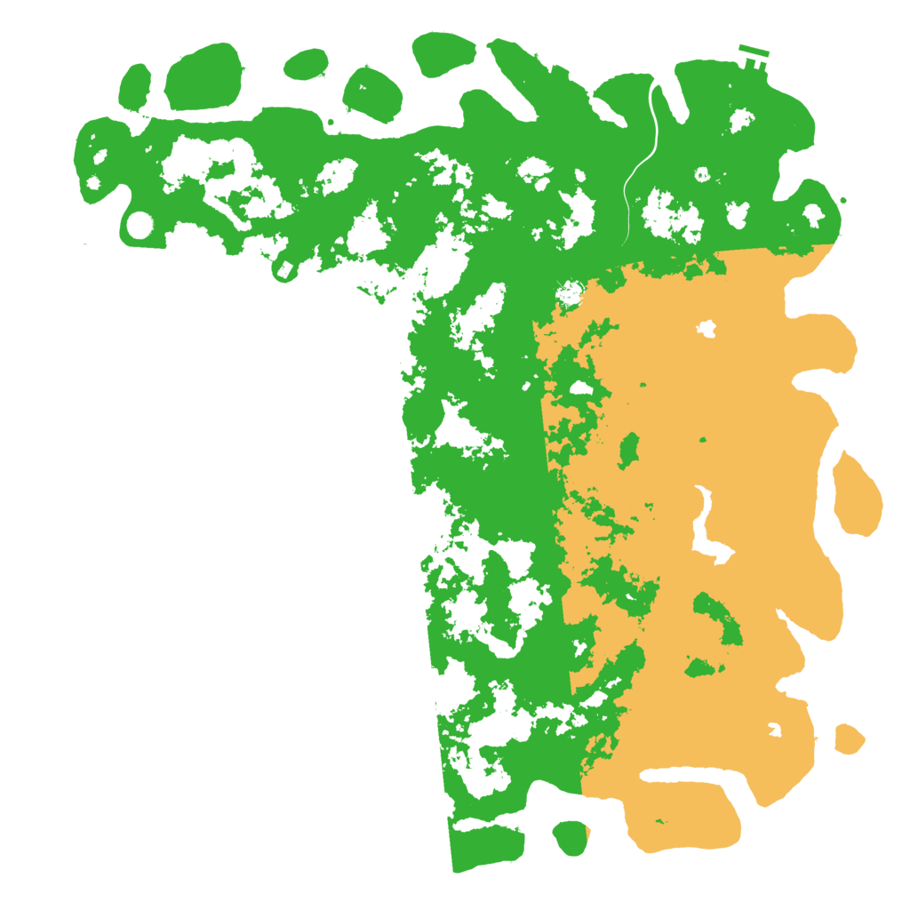 Biome Rust Map: Procedural Map, Size: 6000, Seed: 36000