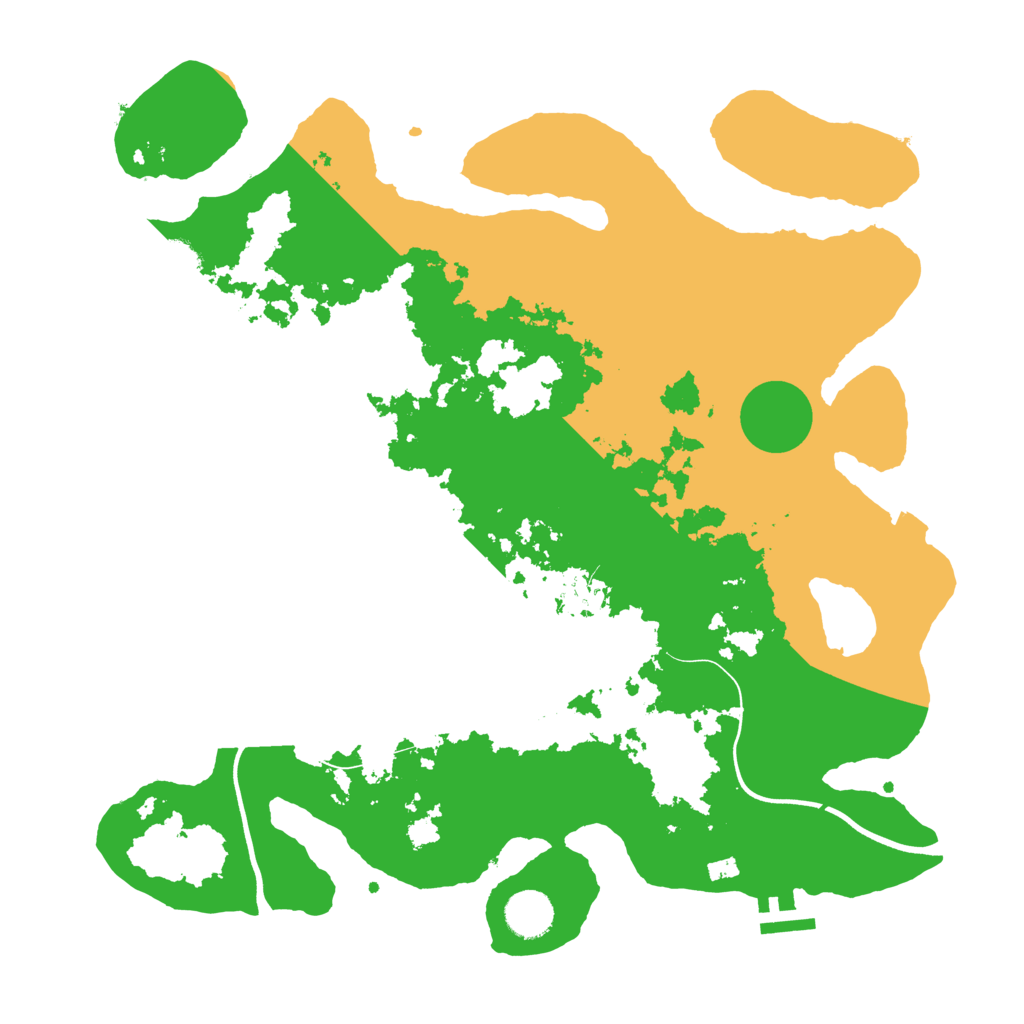 Biome Rust Map: Procedural Map, Size: 3750, Seed: 2022969205