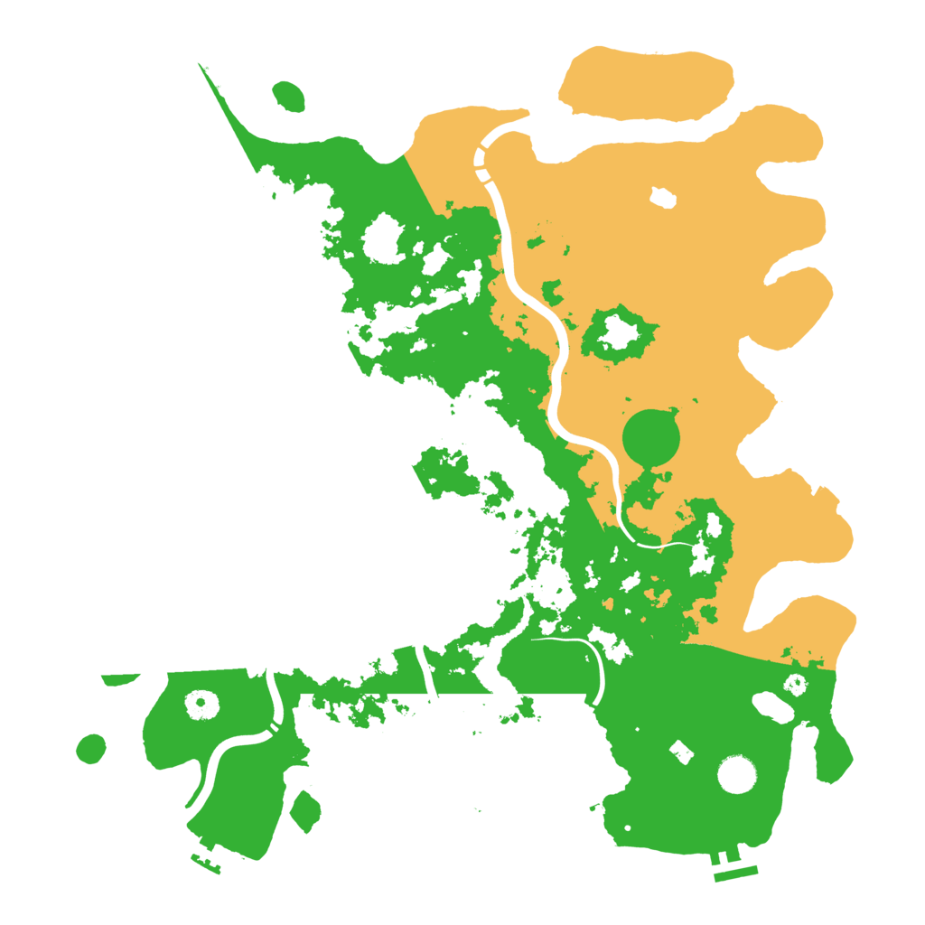 Biome Rust Map: Procedural Map, Size: 4250, Seed: 516281201