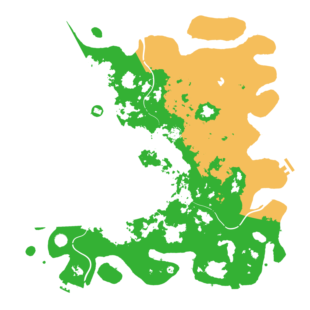 Biome Rust Map: Procedural Map, Size: 4250, Seed: 516281201