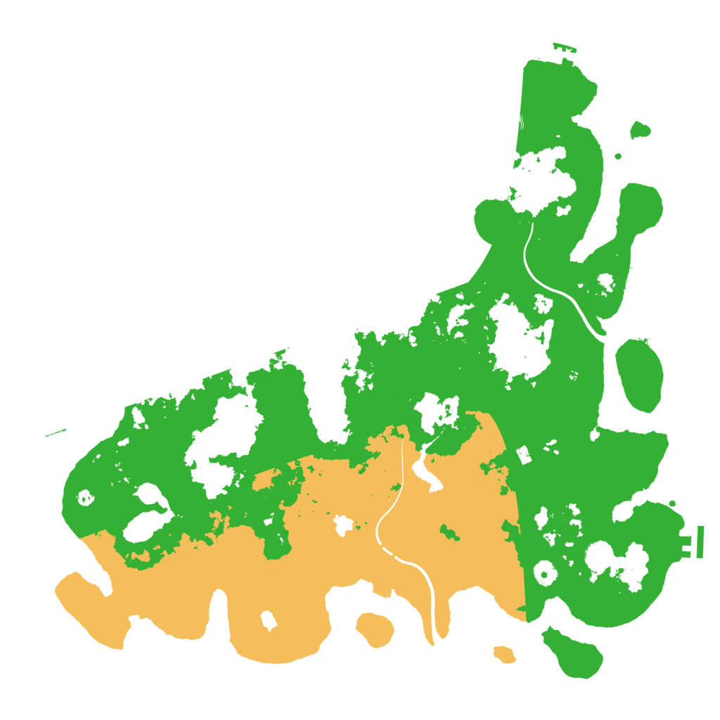 Biome Rust Map: Procedural Map, Size: 4500, Seed: 7853201