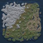 Thumbnail Rust Map: Procedural Map, Size: 6000, Seed: 202415, 17 Monuments