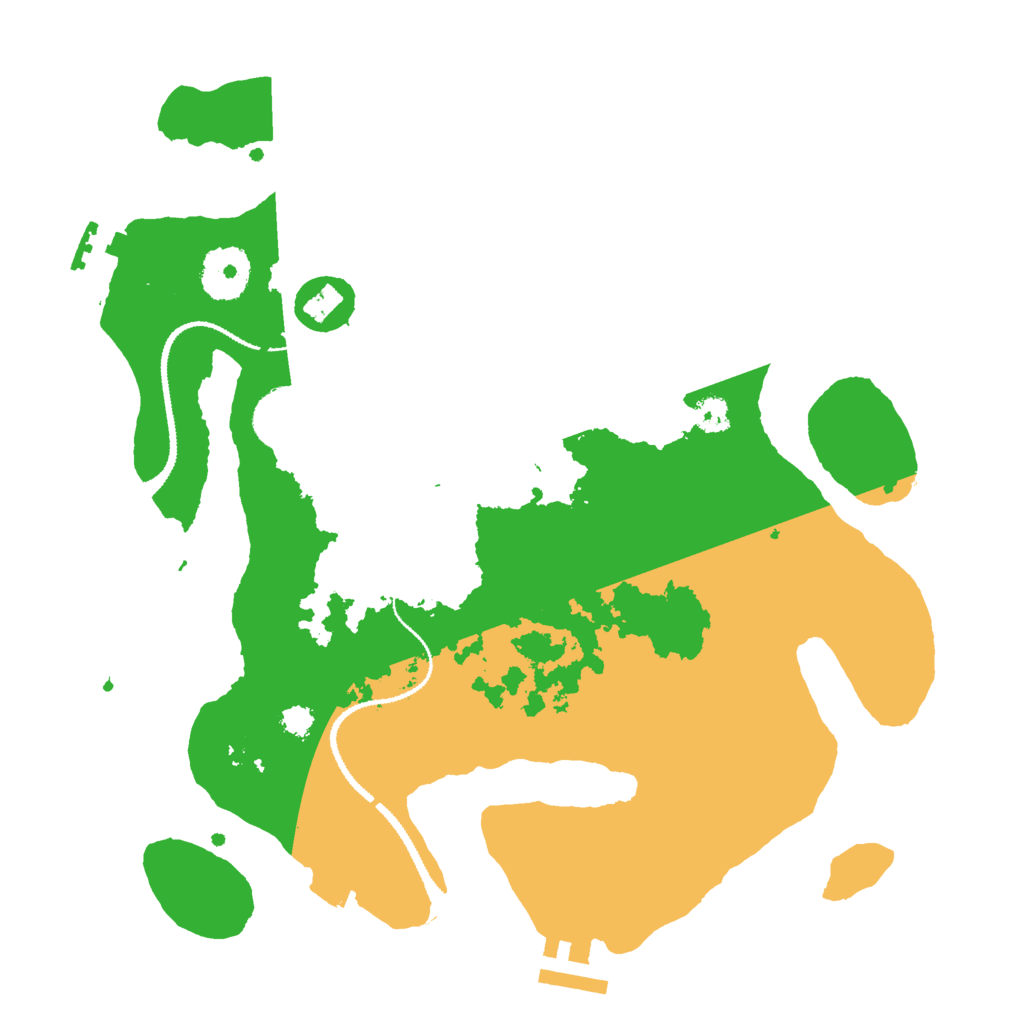 Biome Rust Map: Procedural Map, Size: 3000, Seed: 689151