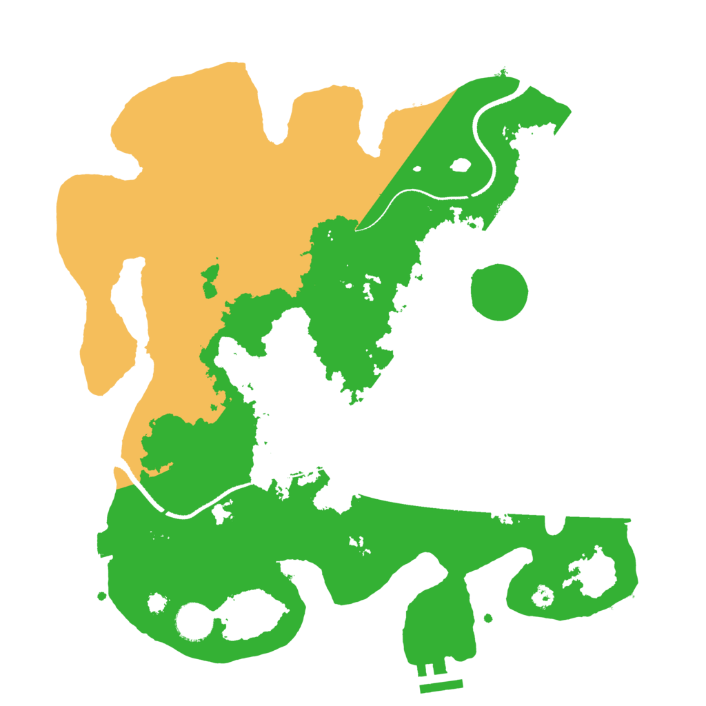 Biome Rust Map: Procedural Map, Size: 3300, Seed: 2021145471