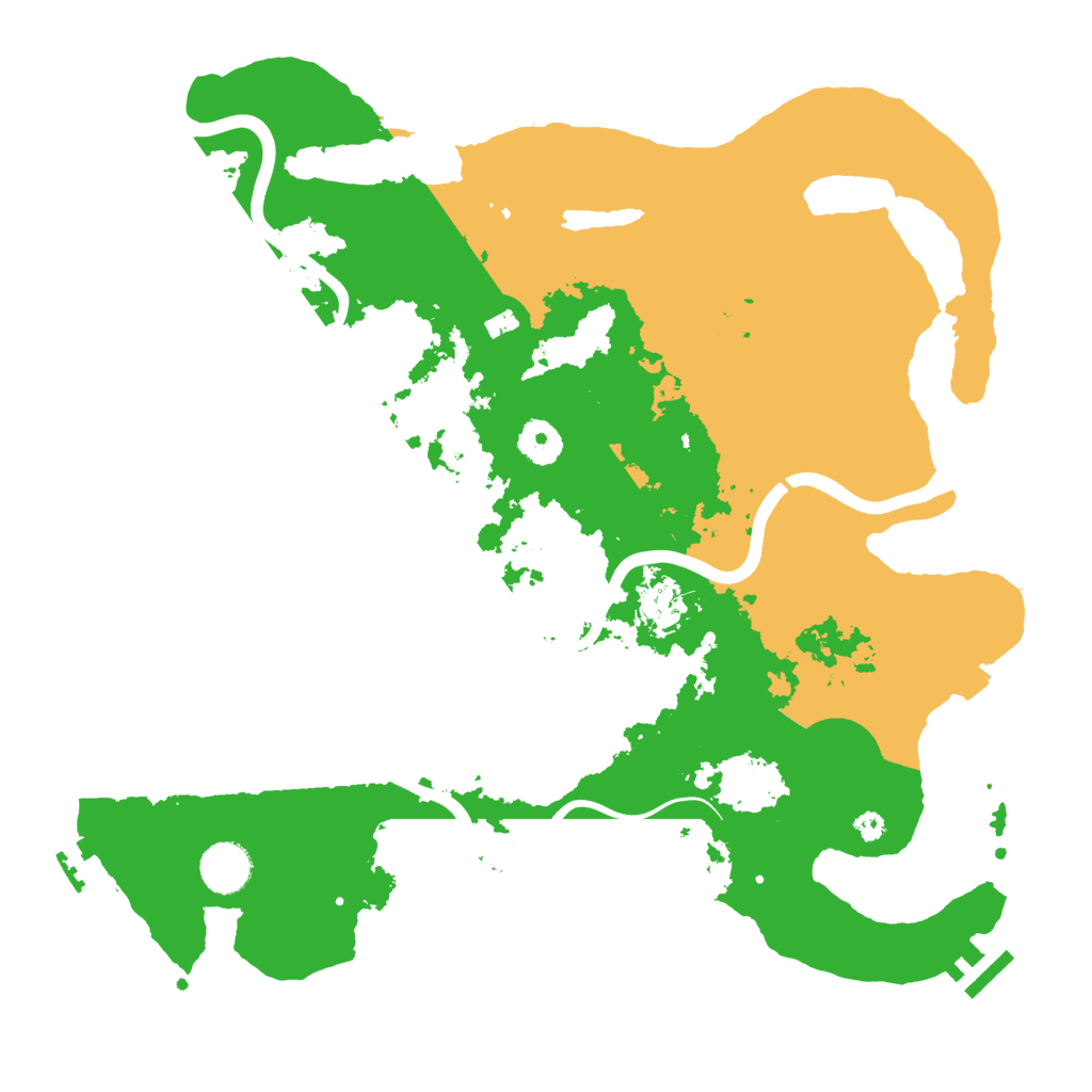 Biome Rust Map: Procedural Map, Size: 3750, Seed: 1751323427