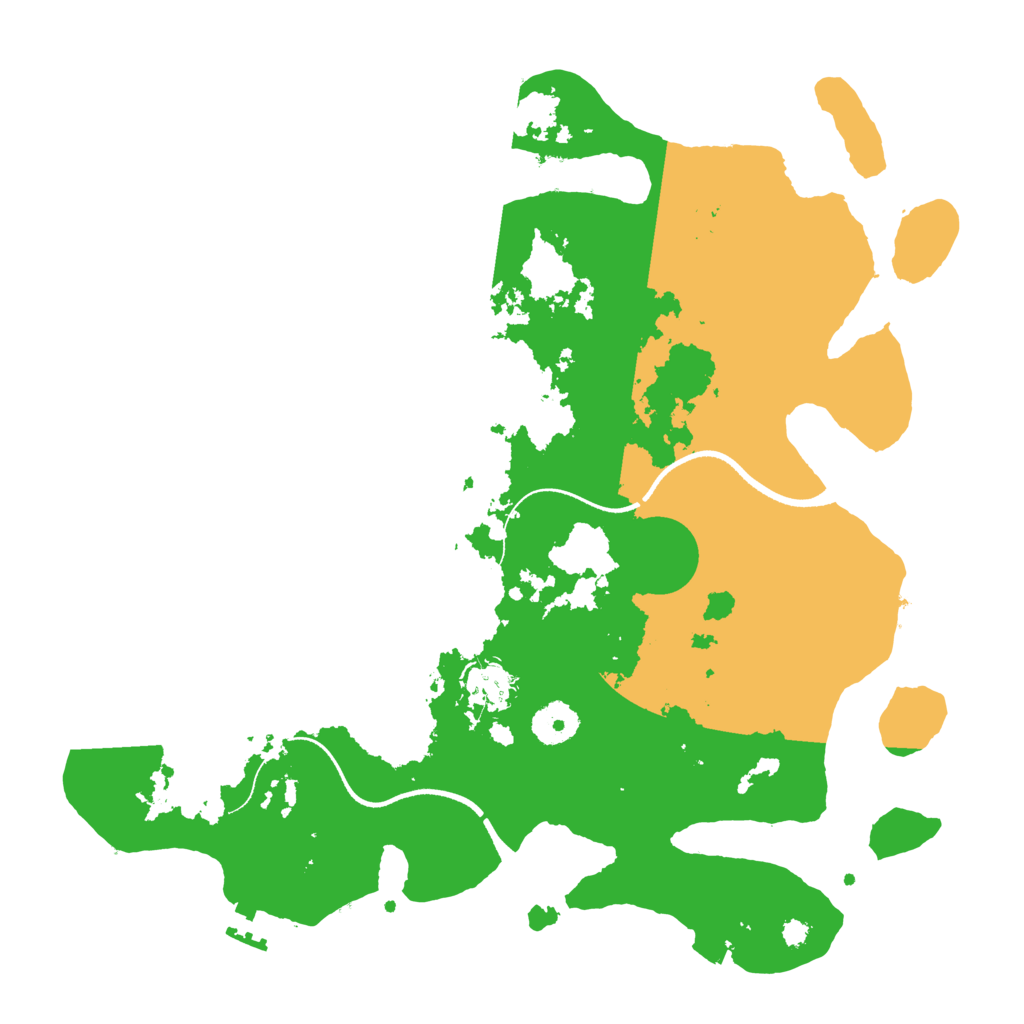 Biome Rust Map: Procedural Map, Size: 3500, Seed: 7085002