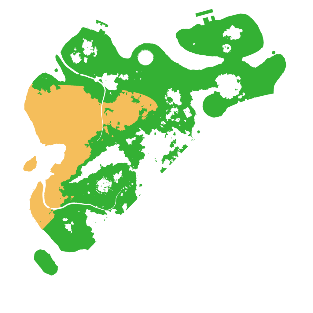 Biome Rust Map: Procedural Map, Size: 3600, Seed: 224412243