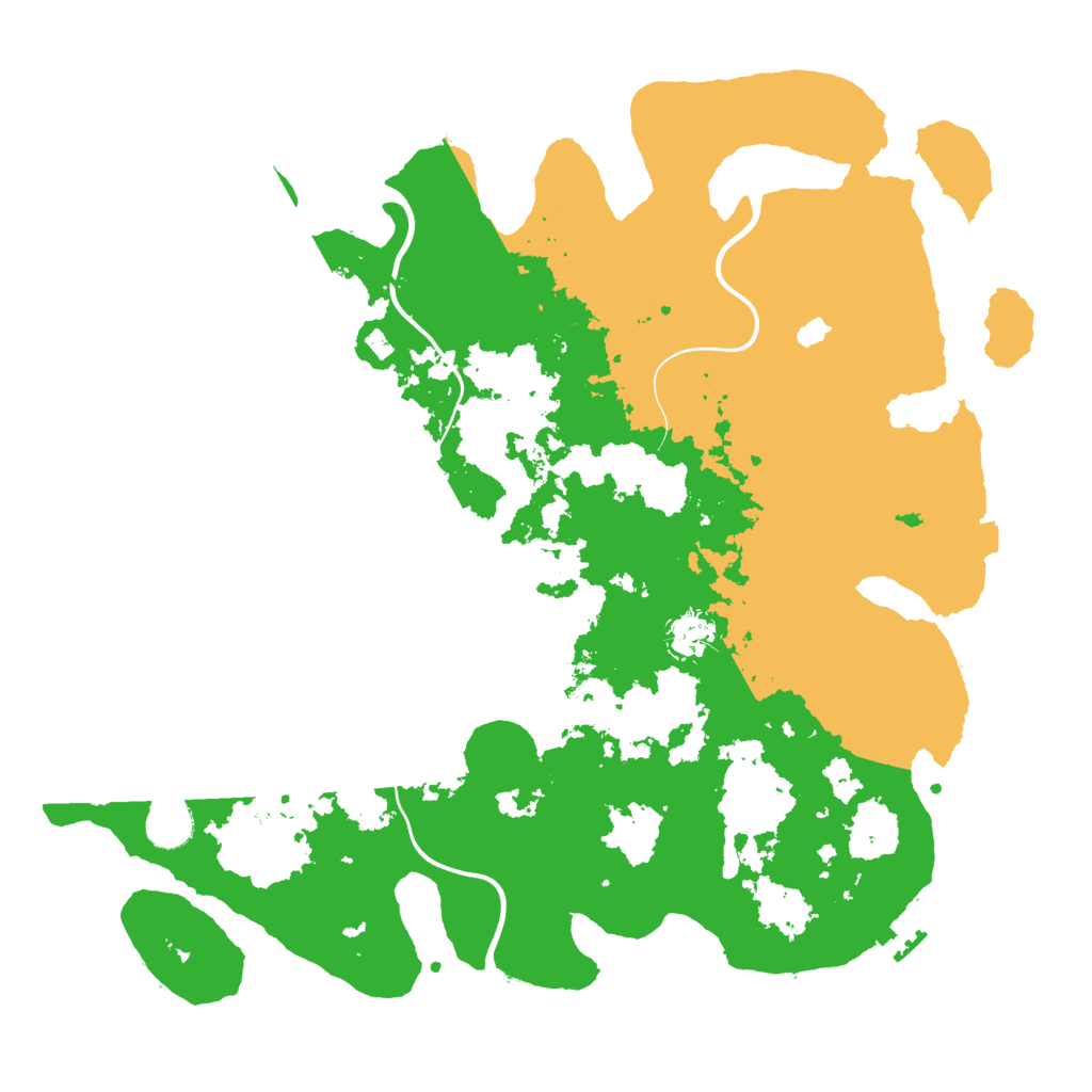 Biome Rust Map: Procedural Map, Size: 4050, Seed: 50001