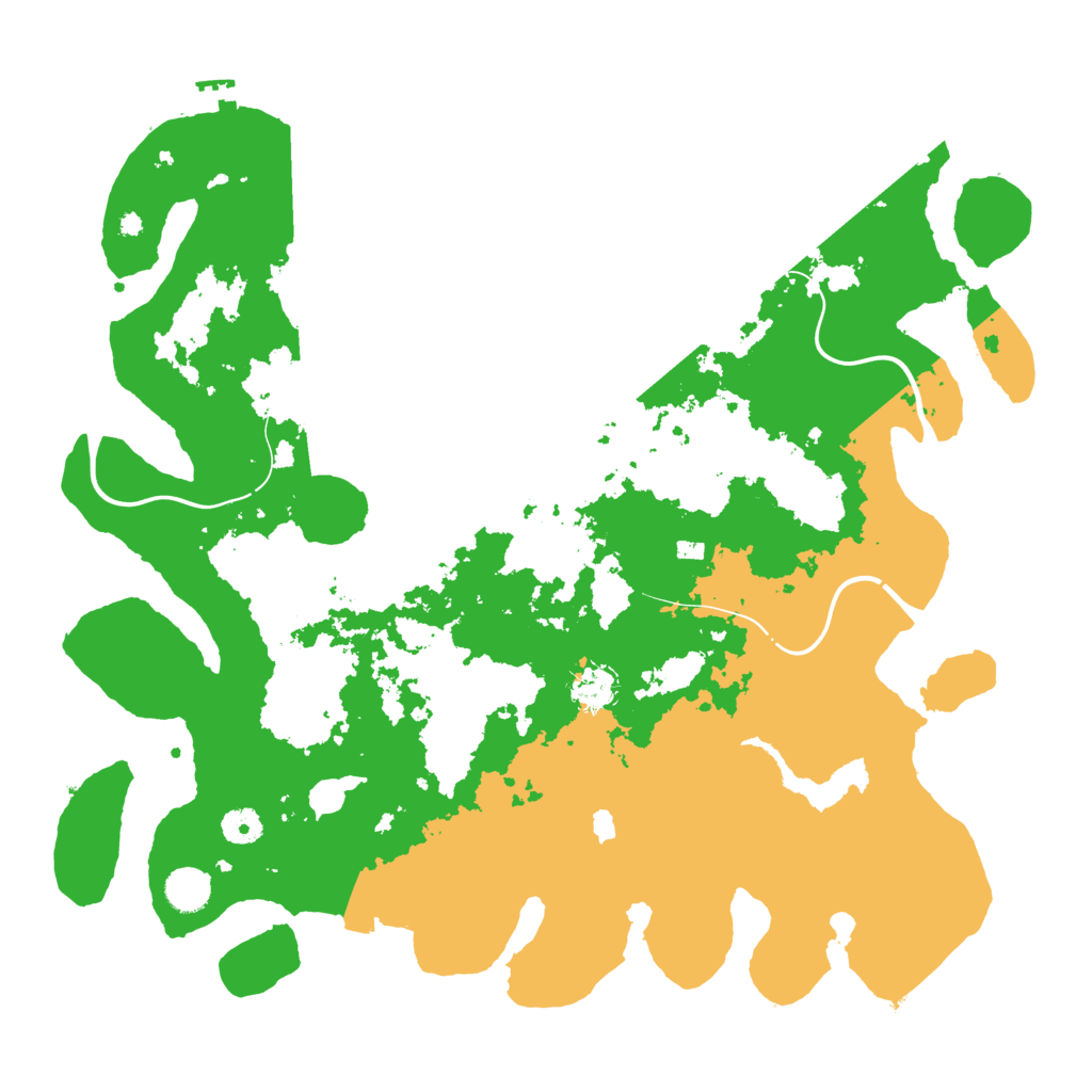 Biome Rust Map: Procedural Map, Size: 4250, Seed: 1251290586