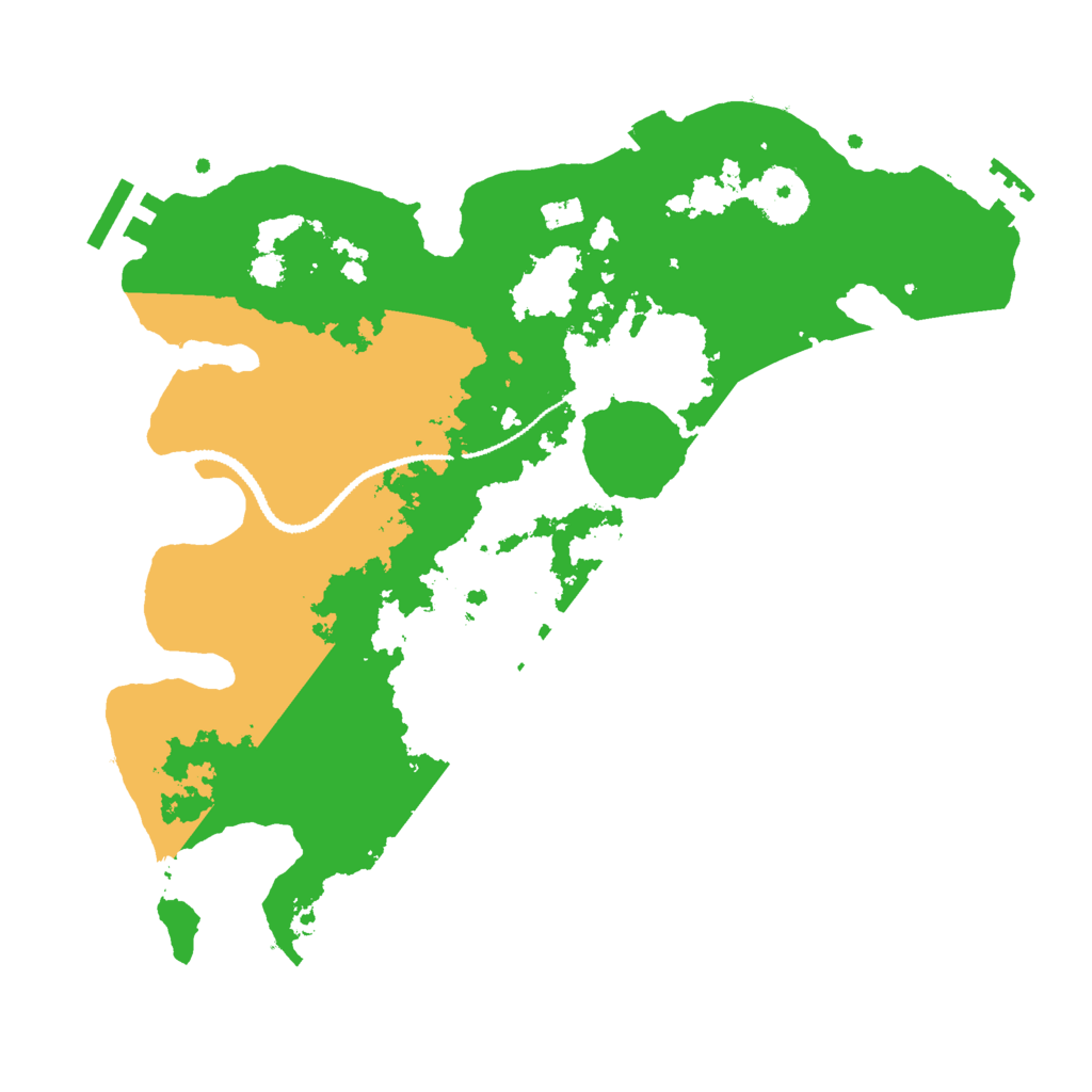 Biome Rust Map: Procedural Map, Size: 3000, Seed: 1523343432