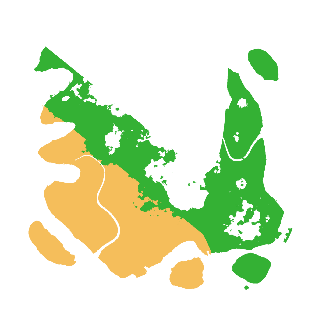 Biome Rust Map: Procedural Map, Size: 3000, Seed: 2032949596