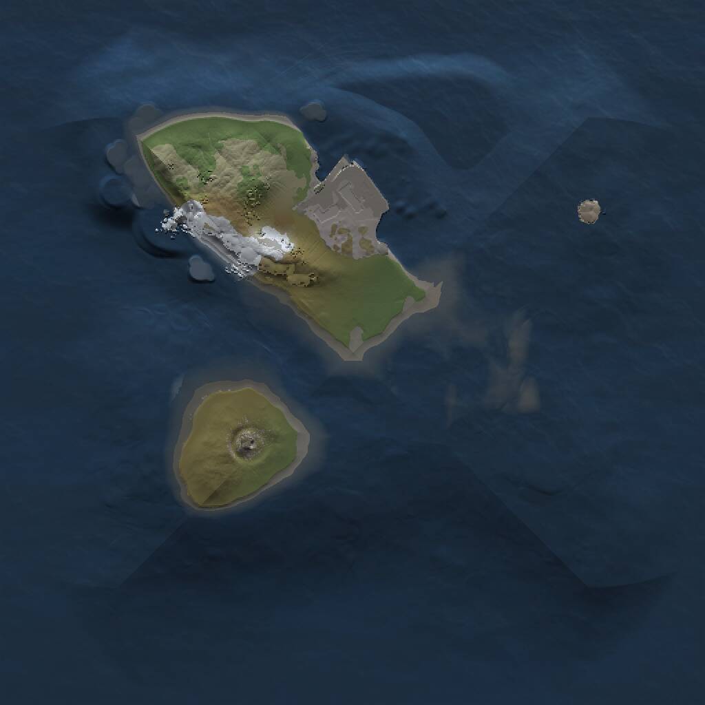 Rust Map: Procedural Map, Size: 1200, Seed: 25000, 1 Monuments