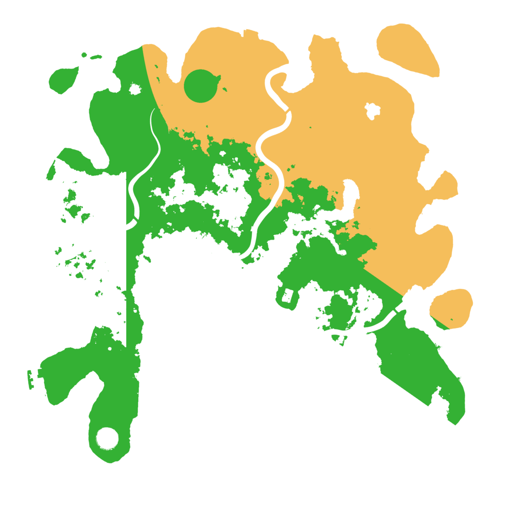 Biome Rust Map: Procedural Map, Size: 4000, Seed: 420247