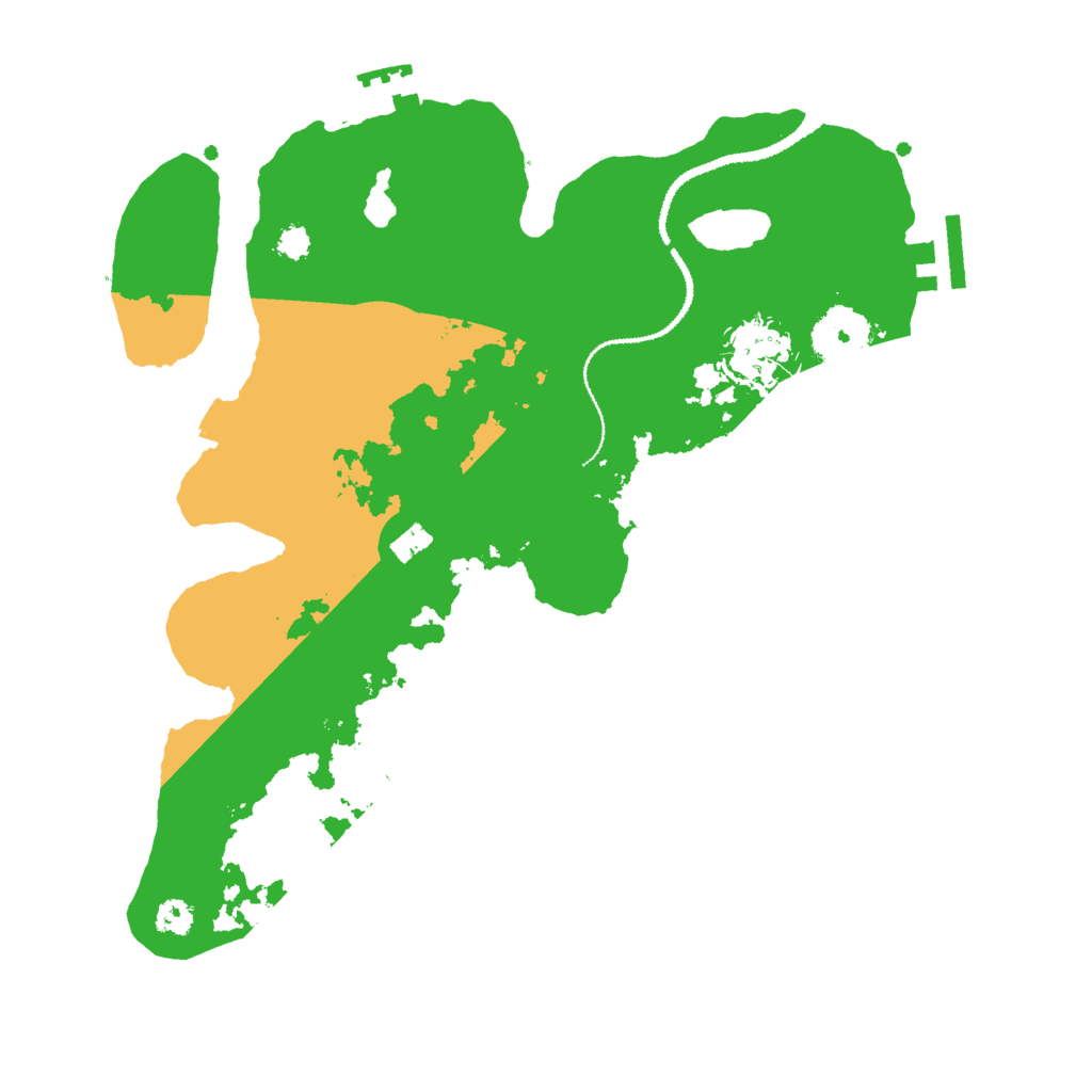 Biome Rust Map: Procedural Map, Size: 3000, Seed: 259565