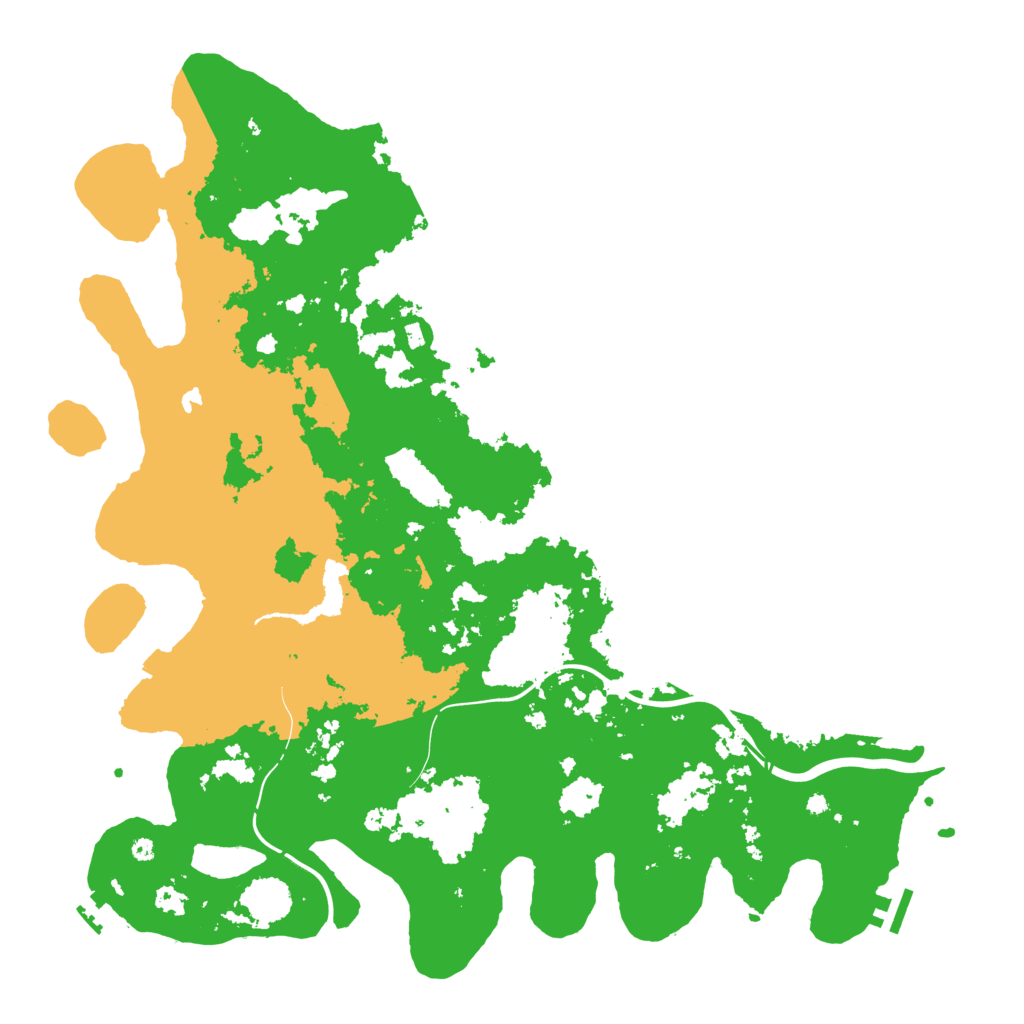 Biome Rust Map: Procedural Map, Size: 4500, Seed: 67893411