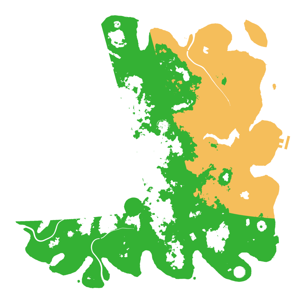 Biome Rust Map: Procedural Map, Size: 4500, Seed: 394133156