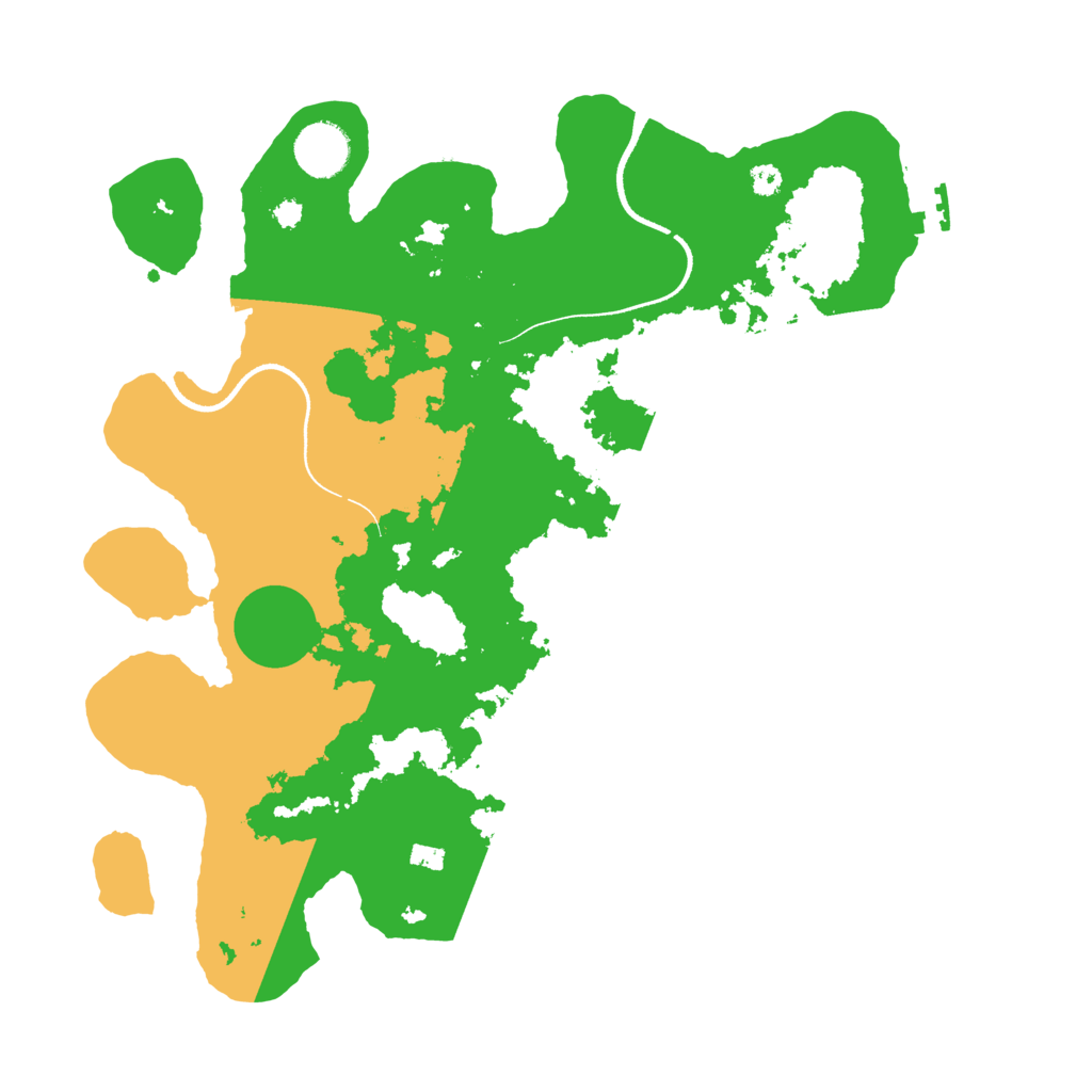 Biome Rust Map: Procedural Map, Size: 3500, Seed: 5867918