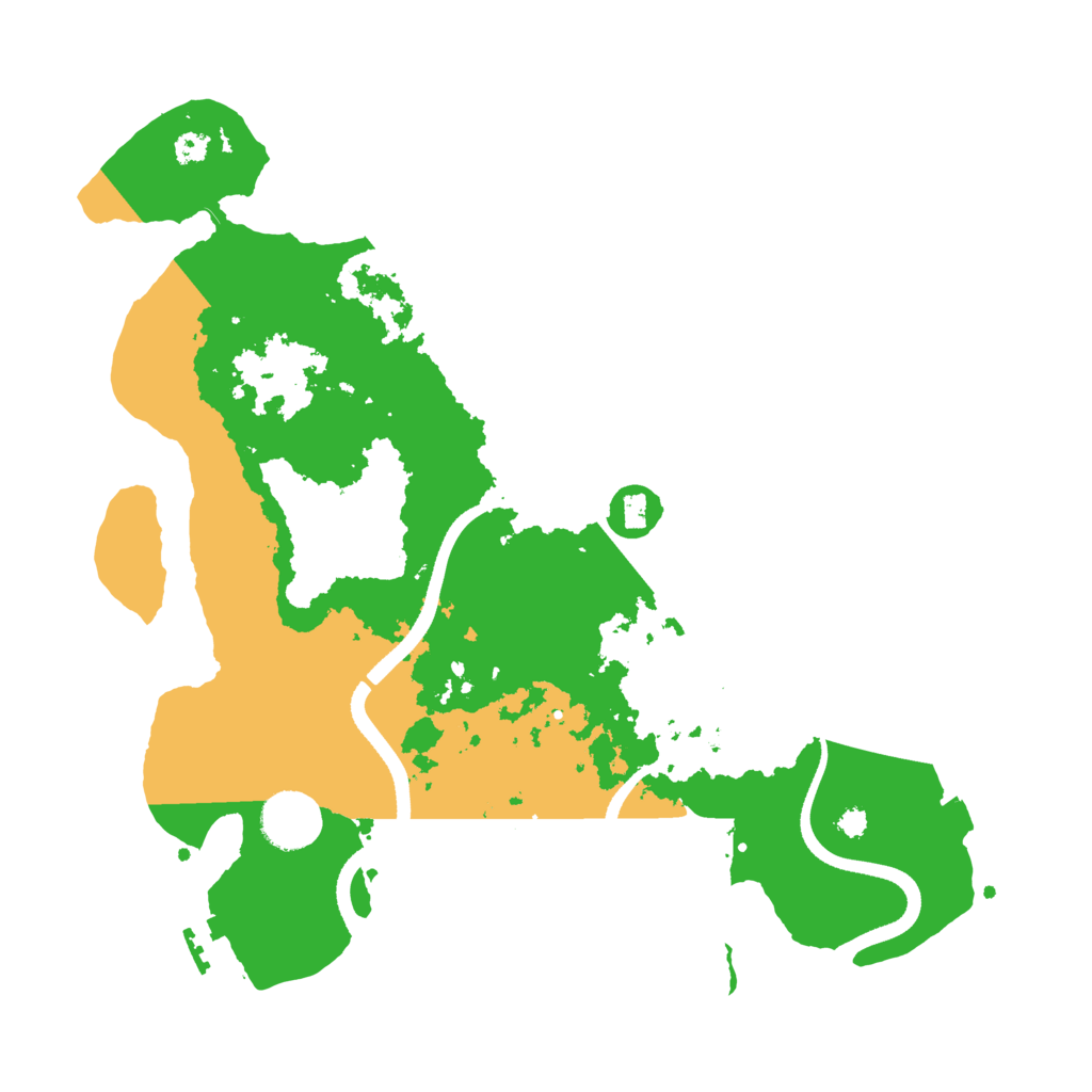 Biome Rust Map: Procedural Map, Size: 3444, Seed: 83779414