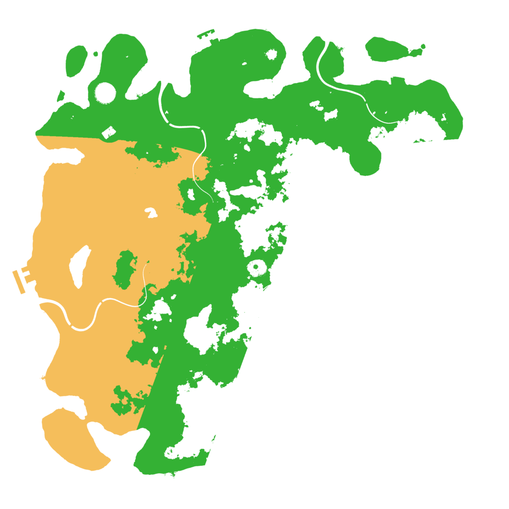 Biome Rust Map: Procedural Map, Size: 4250, Seed: 451574185