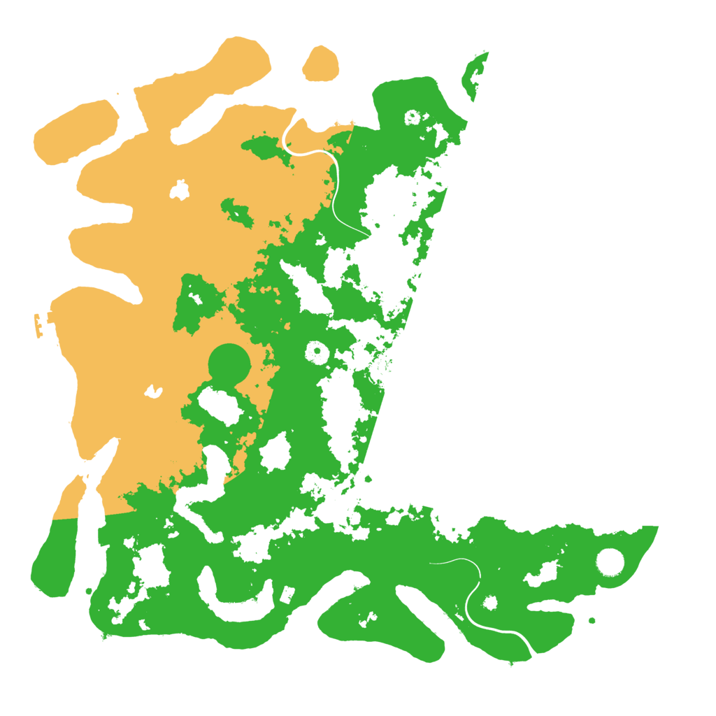 Biome Rust Map: Procedural Map, Size: 4500, Seed: 1095137784