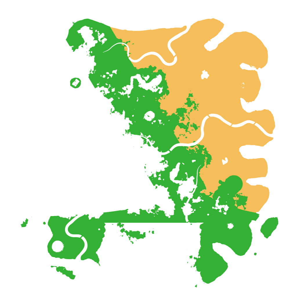 Biome Rust Map: Procedural Map, Size: 4500, Seed: 912143284